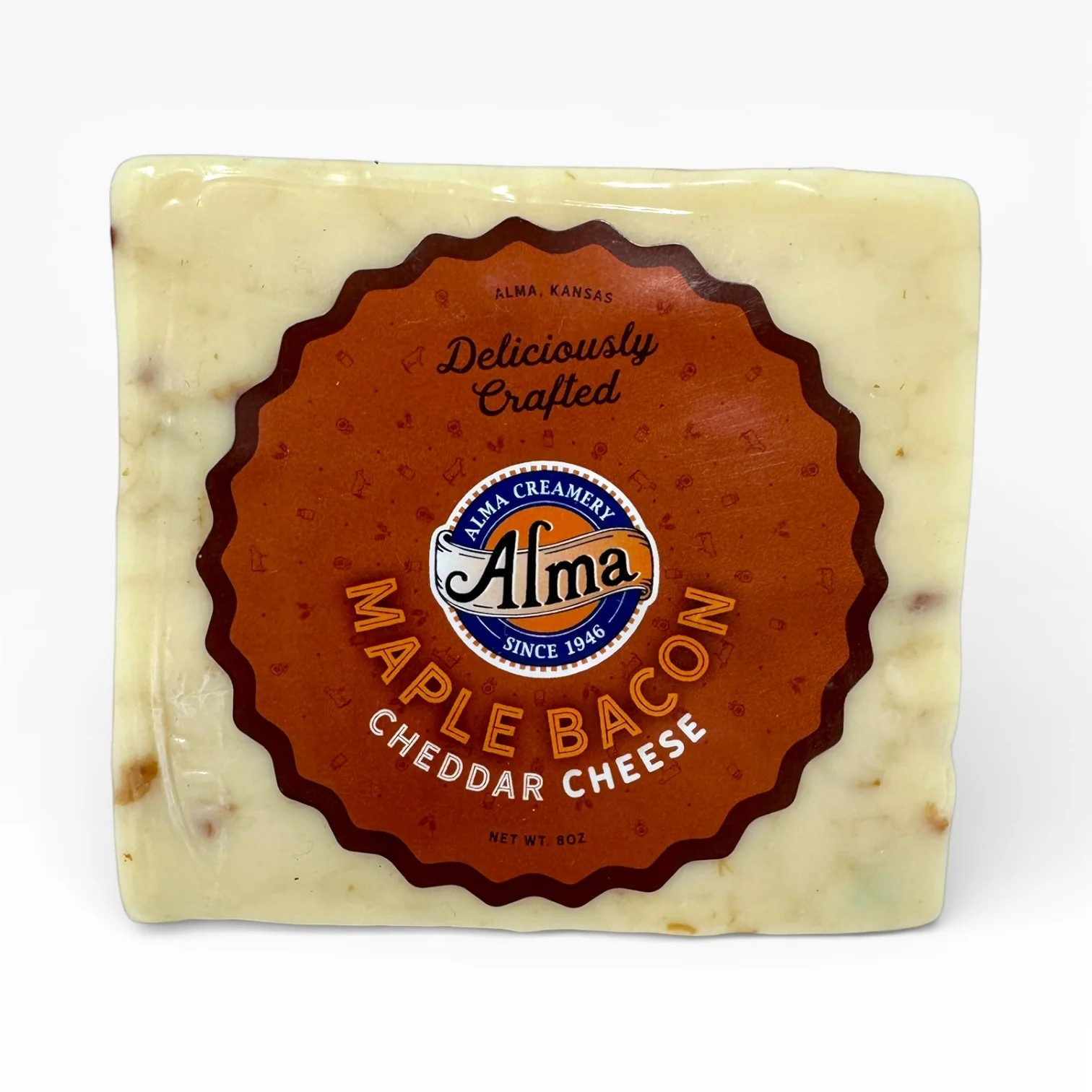 Maple Bacon Cheddar Cheese 8 oz