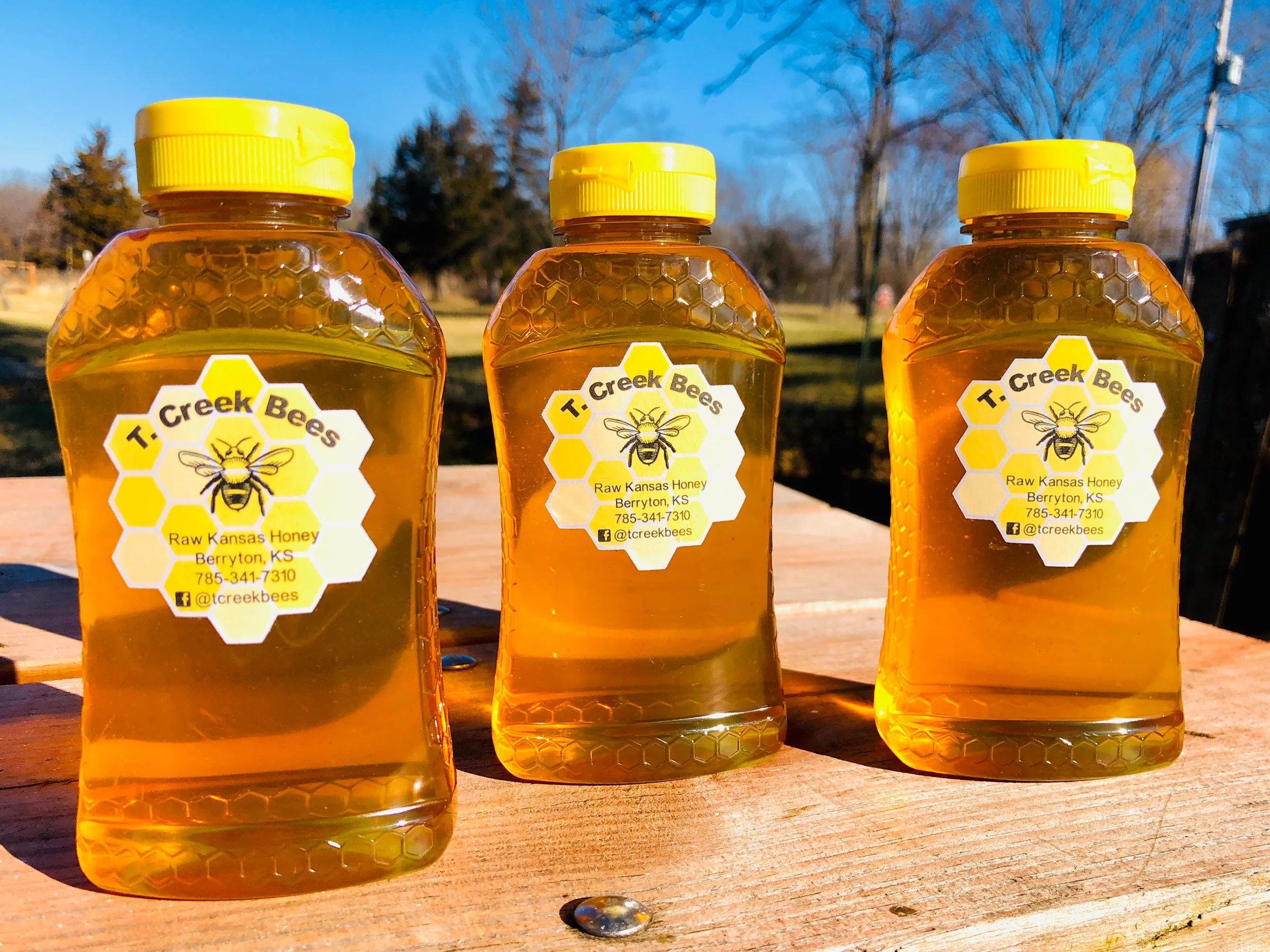 Raw Kansas Honey 16 oz