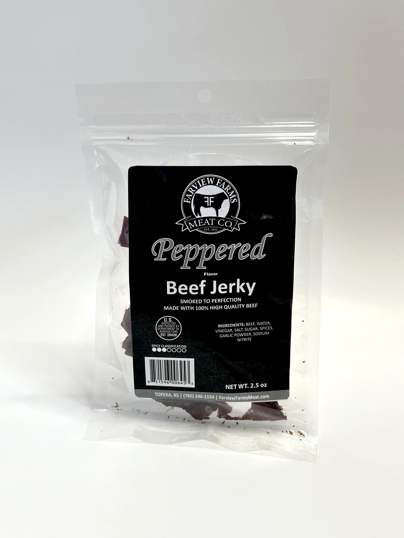 Peppered Beef Jerky 2.5 oz
