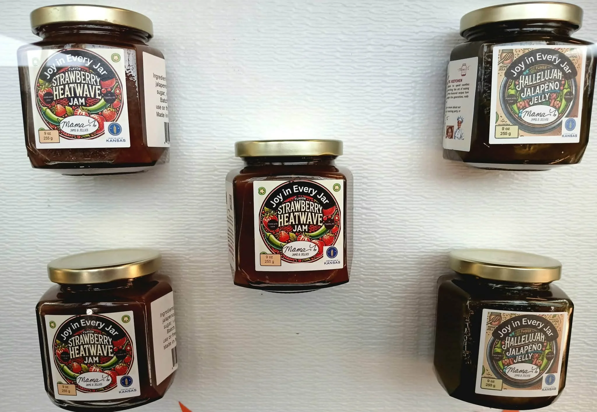 Jams and Jellies, Assorted Flavors 9 oz