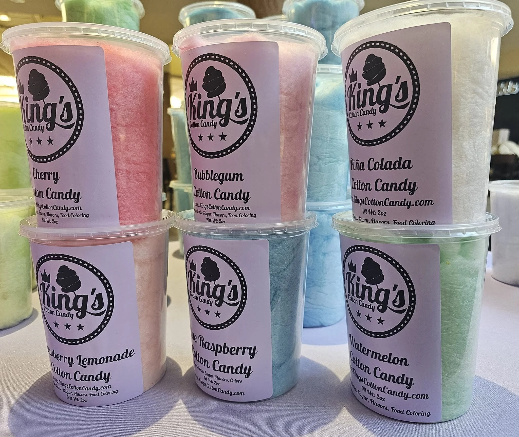 Cotton Candy Cup, Assorted Flavors 2 oz