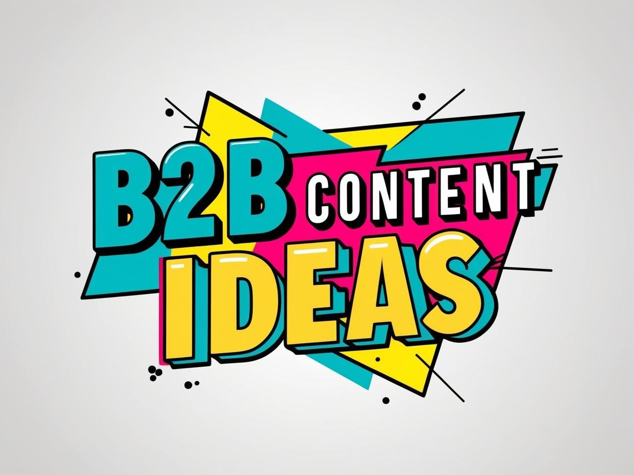 Content Ideas to Keep Your B2B Marketing Engaging