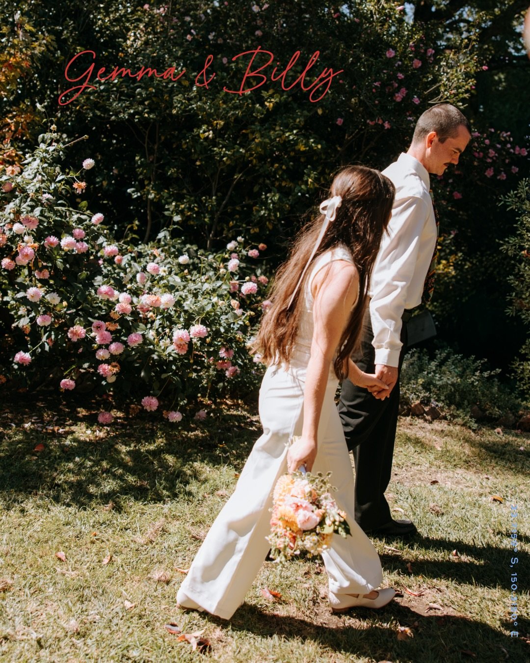 An intimate elopement for Gemma &amp; Billy, tucked away in the charm of @katoomba_slow and soaking in every moment together.

@kathleen_martin_celebrant 
@fine_flowers_katoomba