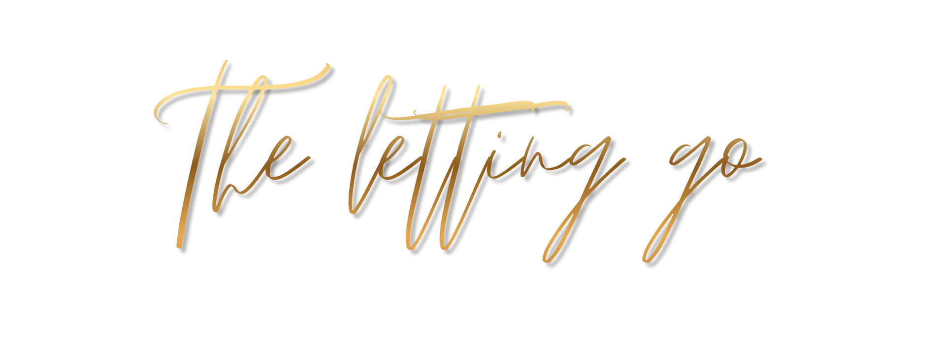 Gold and black stylized text reading "The Letter to" with an elegant cursive font