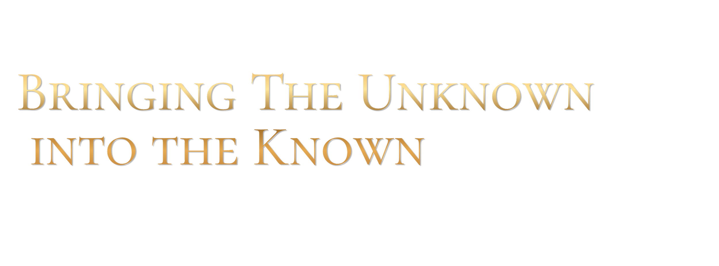 Jessica Green Bringing the Unknown Into the Known