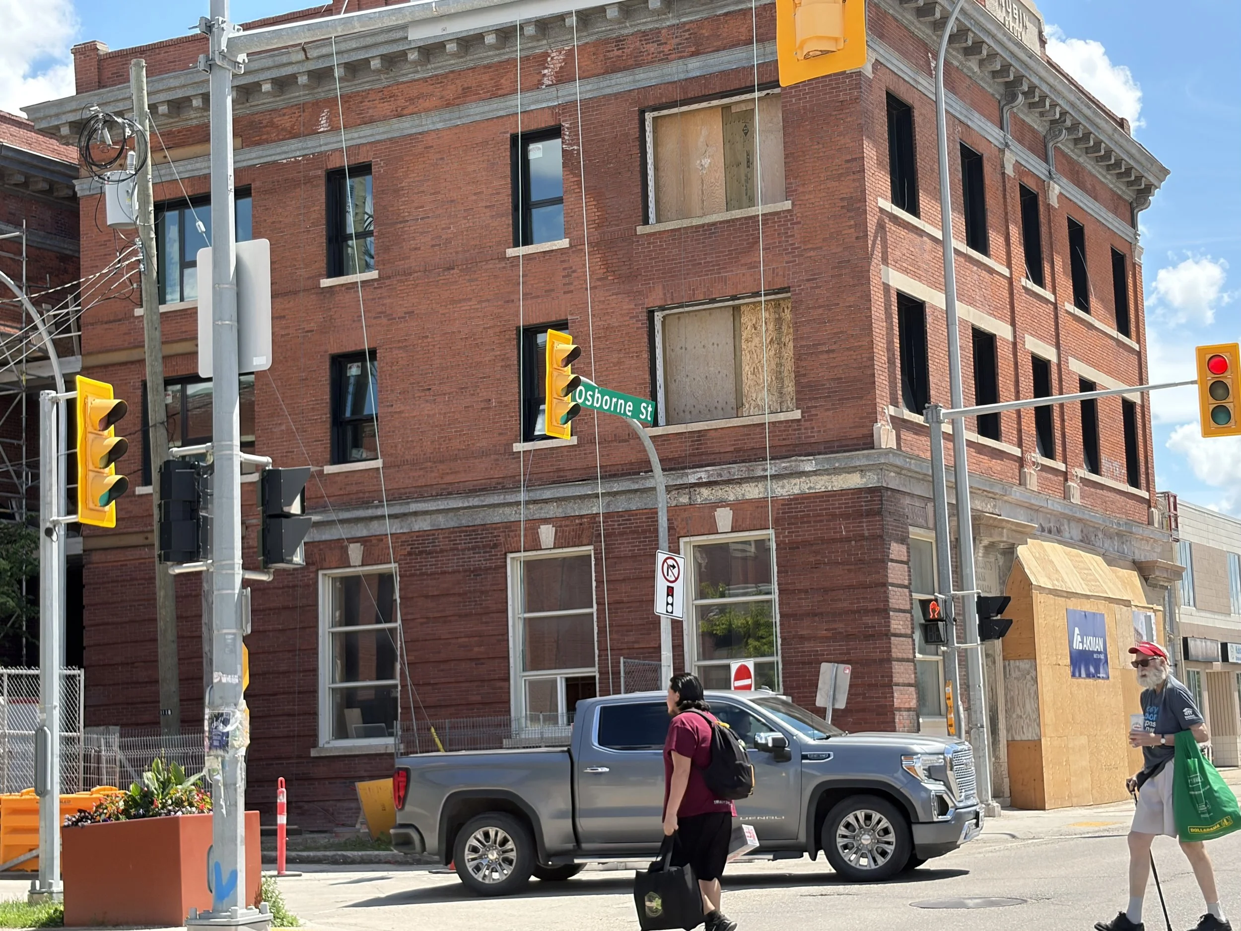 The Rubin Block under renovation