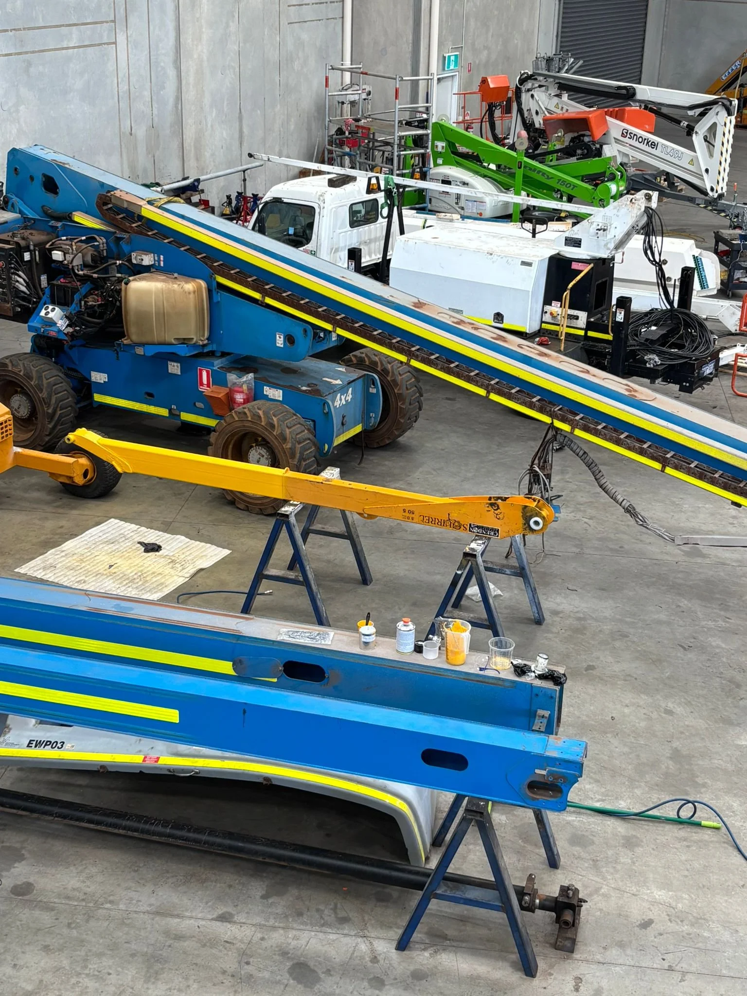 KW Services Workshop Perth WA Specializing in Mobile Crane and Elevated Work Platform Major Inspections