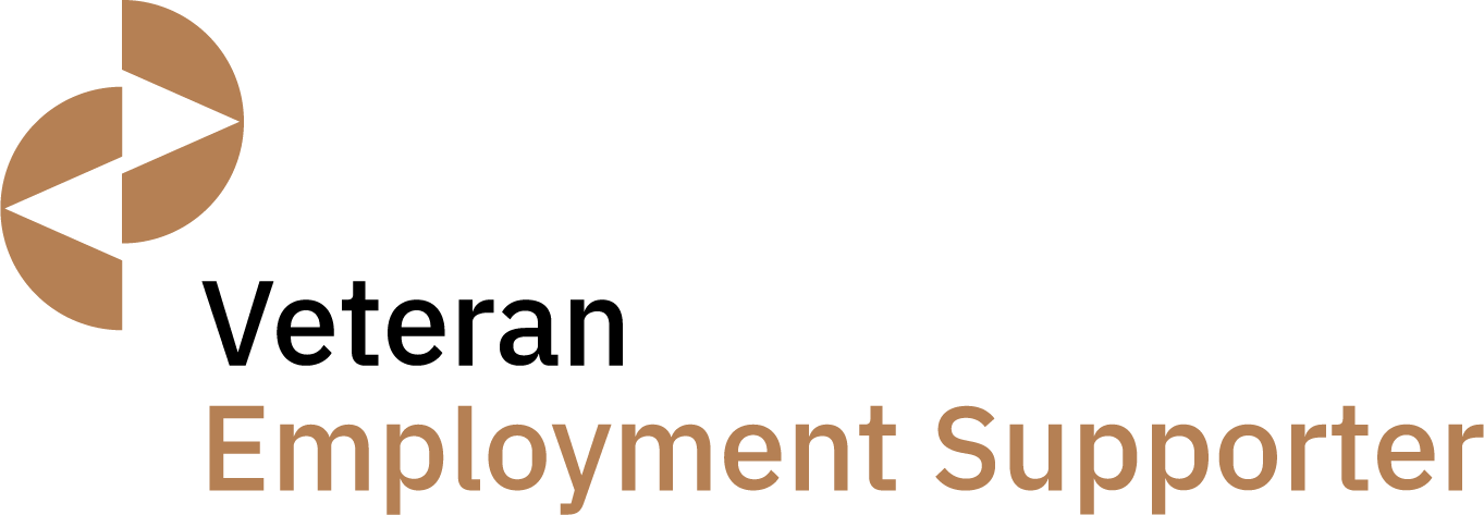 Logo with a circular pattern of brown and black segments and the text "Job Centre Plus" alongside it, with the subtitle "Employment Supporter" in brown.
