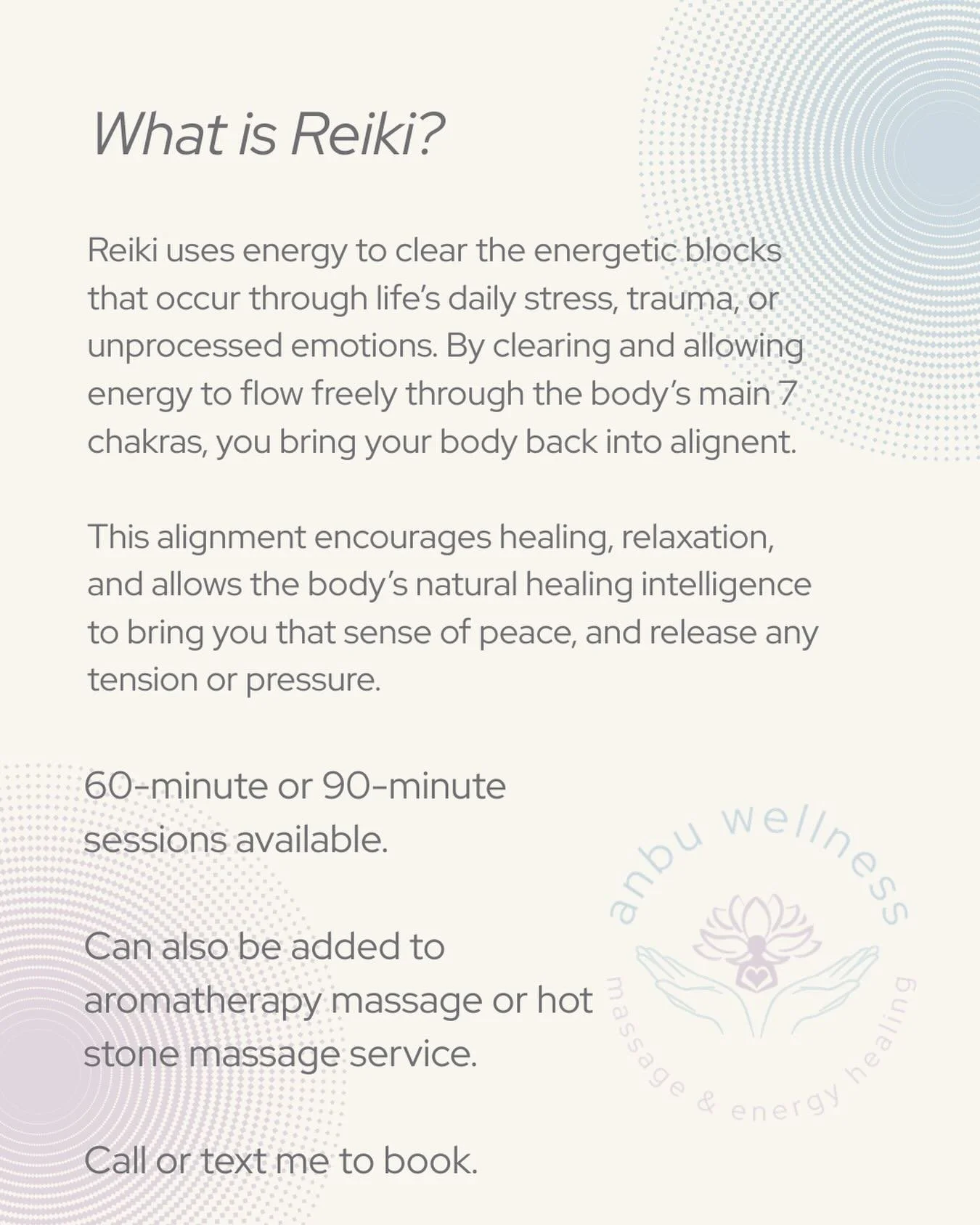 Contact me to book, new clients get $75 for 60min session 💗
Can be added onto another service for $25 for 15 minutes 💗

#reiki #energyhealing #reikihealer #distancereikihealer #healing