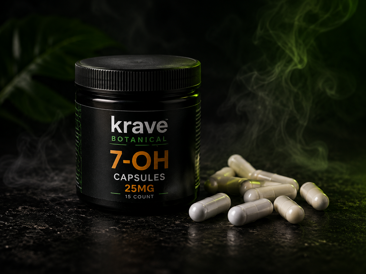 7-OH tablets, capsules and gummies available at Cave Smoke Shop in Durham NC