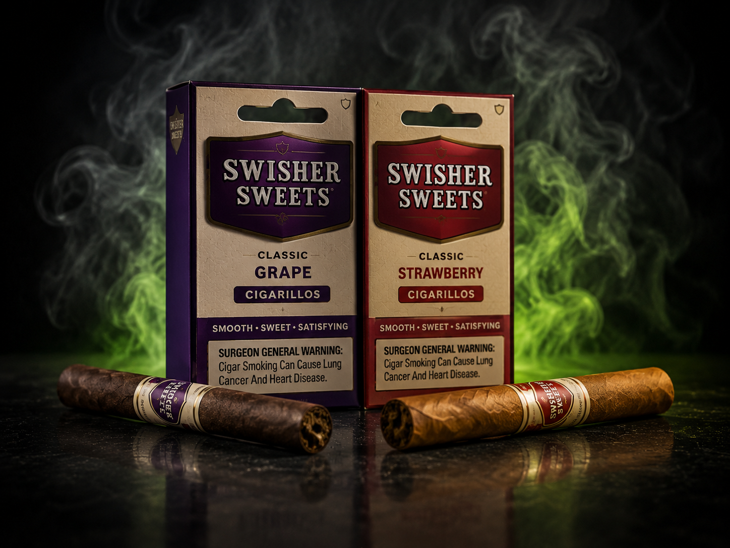 Cigarillos in classic and modern flavors available at Cave Smoke Shop in Durham NC
