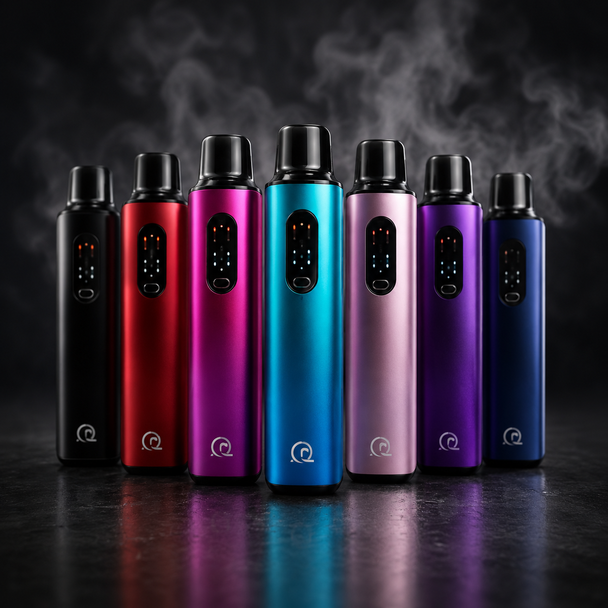 Colorful disposable vapes and vape devices available at Cave Smoke Shop in Durham NC