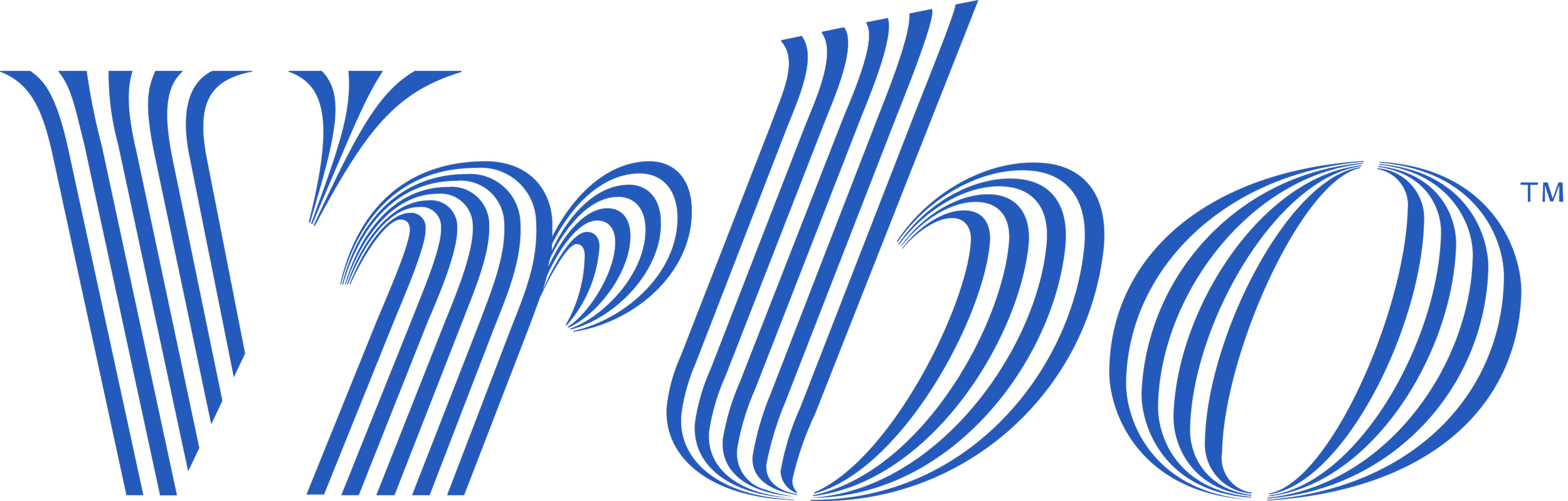 The word 'Viral' written in blue stylized lines on a black background.