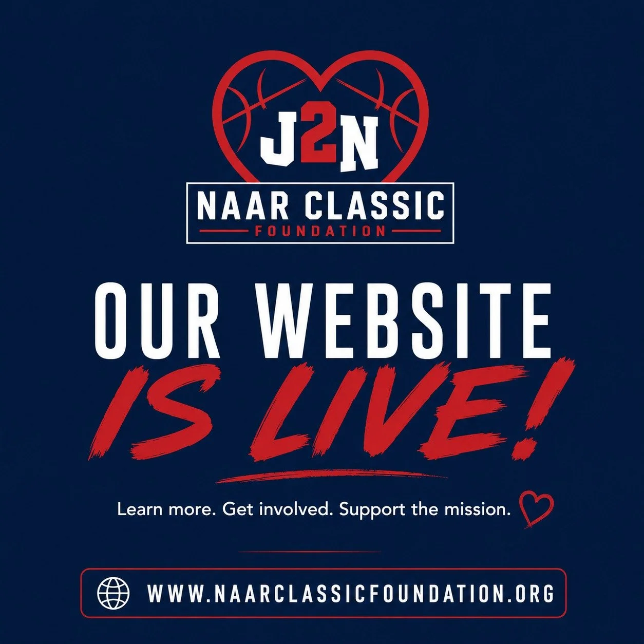 The Naar Classic Foundation website is officially LIVE. ❤️💙

Built in honor of Jake and inspired by the community that continues to show up year after year, this website is a place to learn more about our mission, support the Jacob Naar Scholarship 