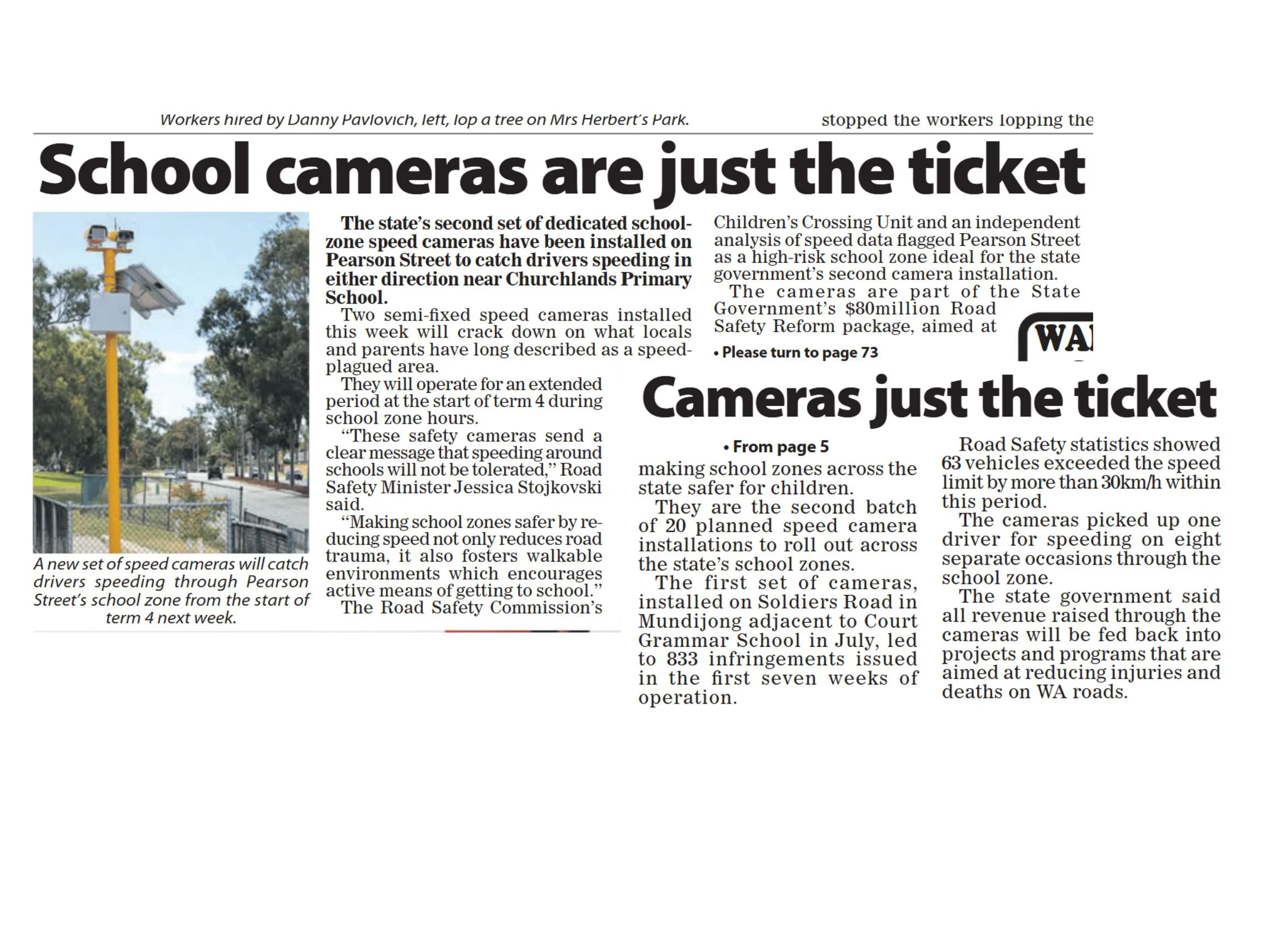 AI cameras used as safety measure