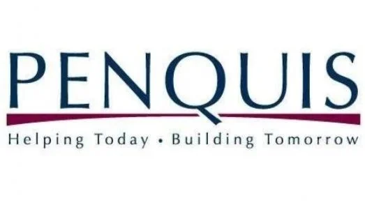 Penquis logo with the slogan 'Helping Today · Building Tomorrow'.