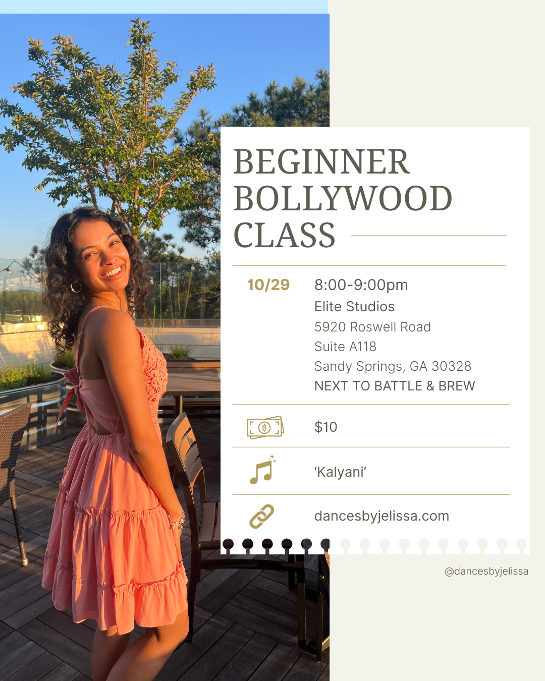 BEGINNER BOLLYWOOD CLASS