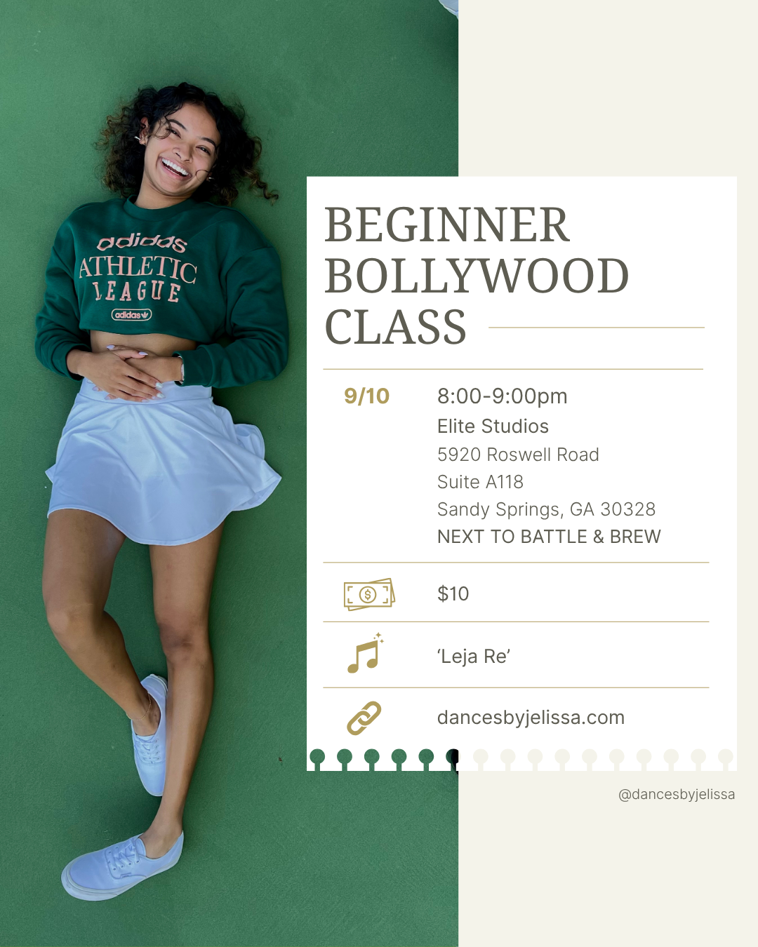 BEGINNER BOLLYWOOD CLASS