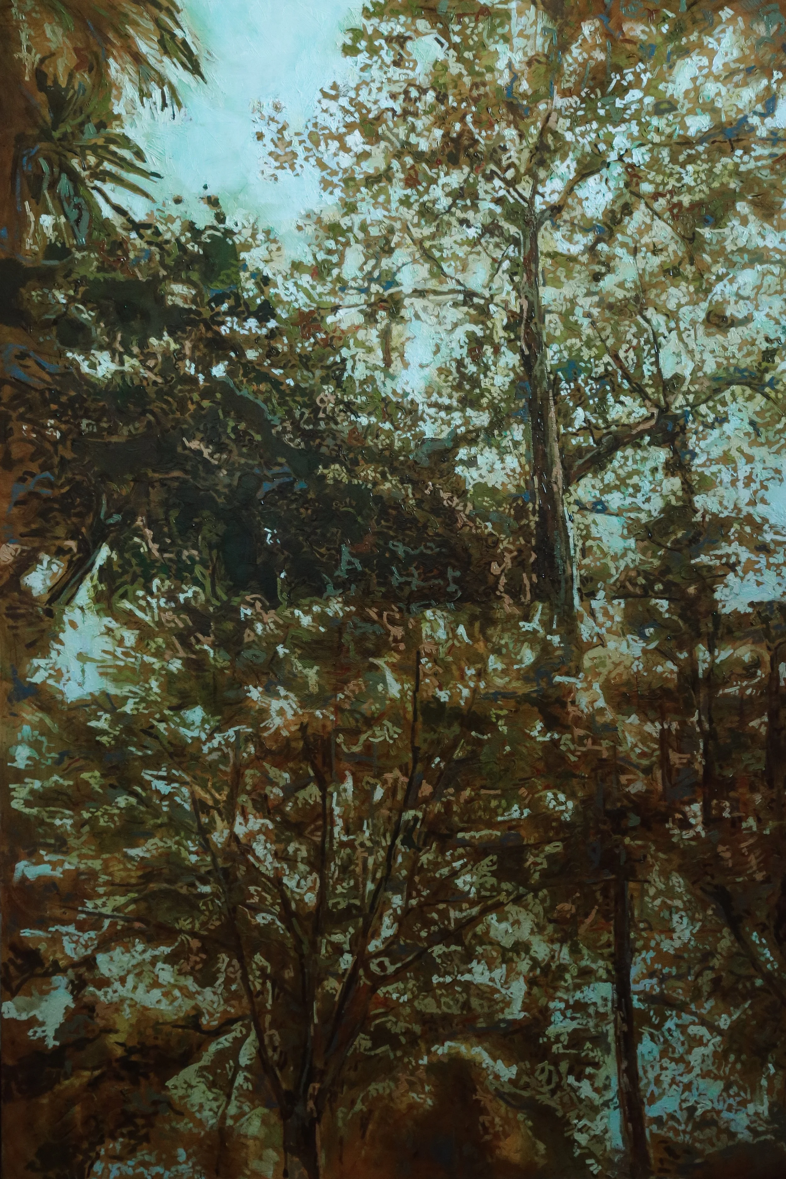 "Two views" Oil on mdf, 100x70cm, 2014