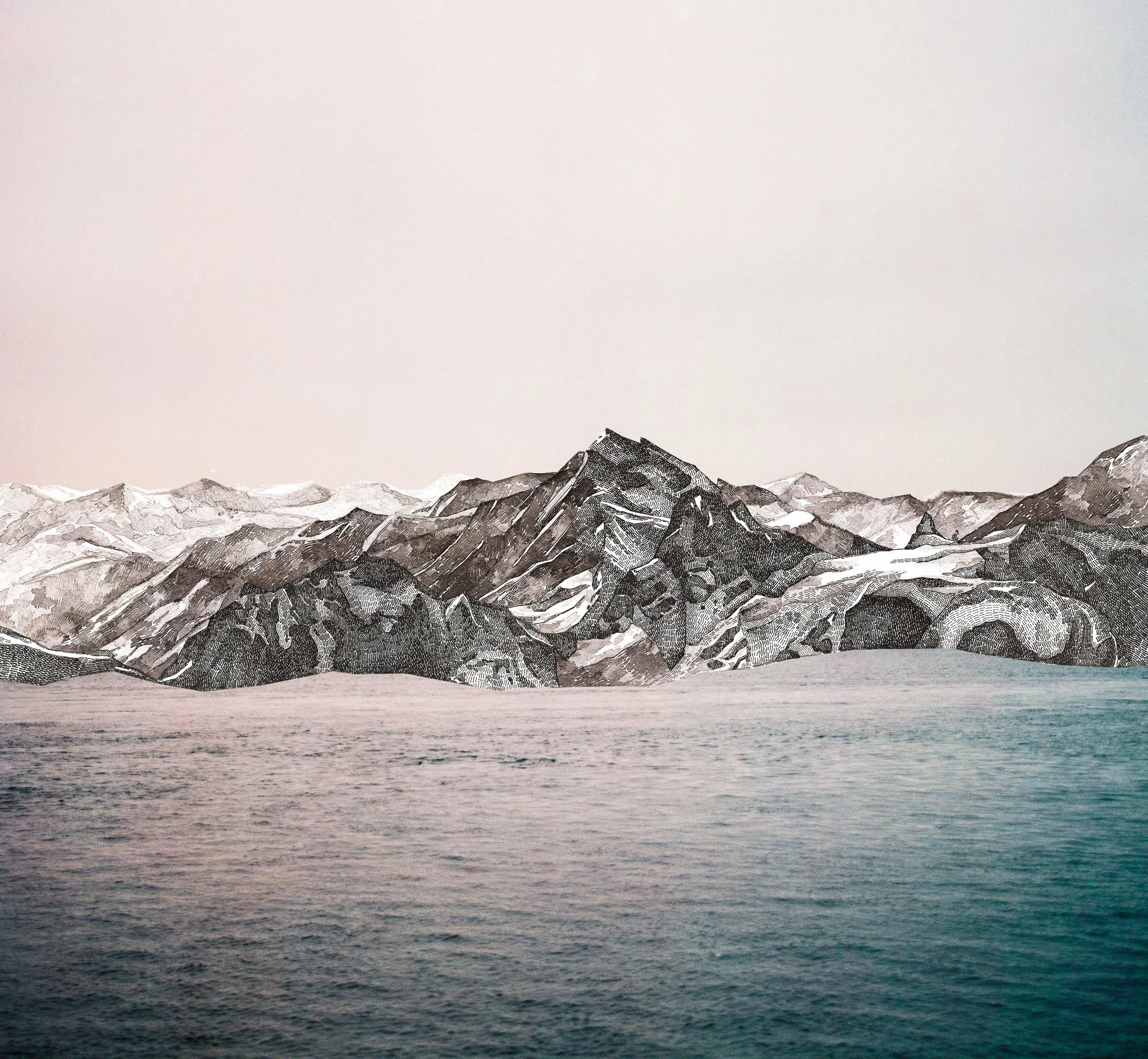 Ink and watercolor on paper and photographic print (35mm), 30x40cm, 2015