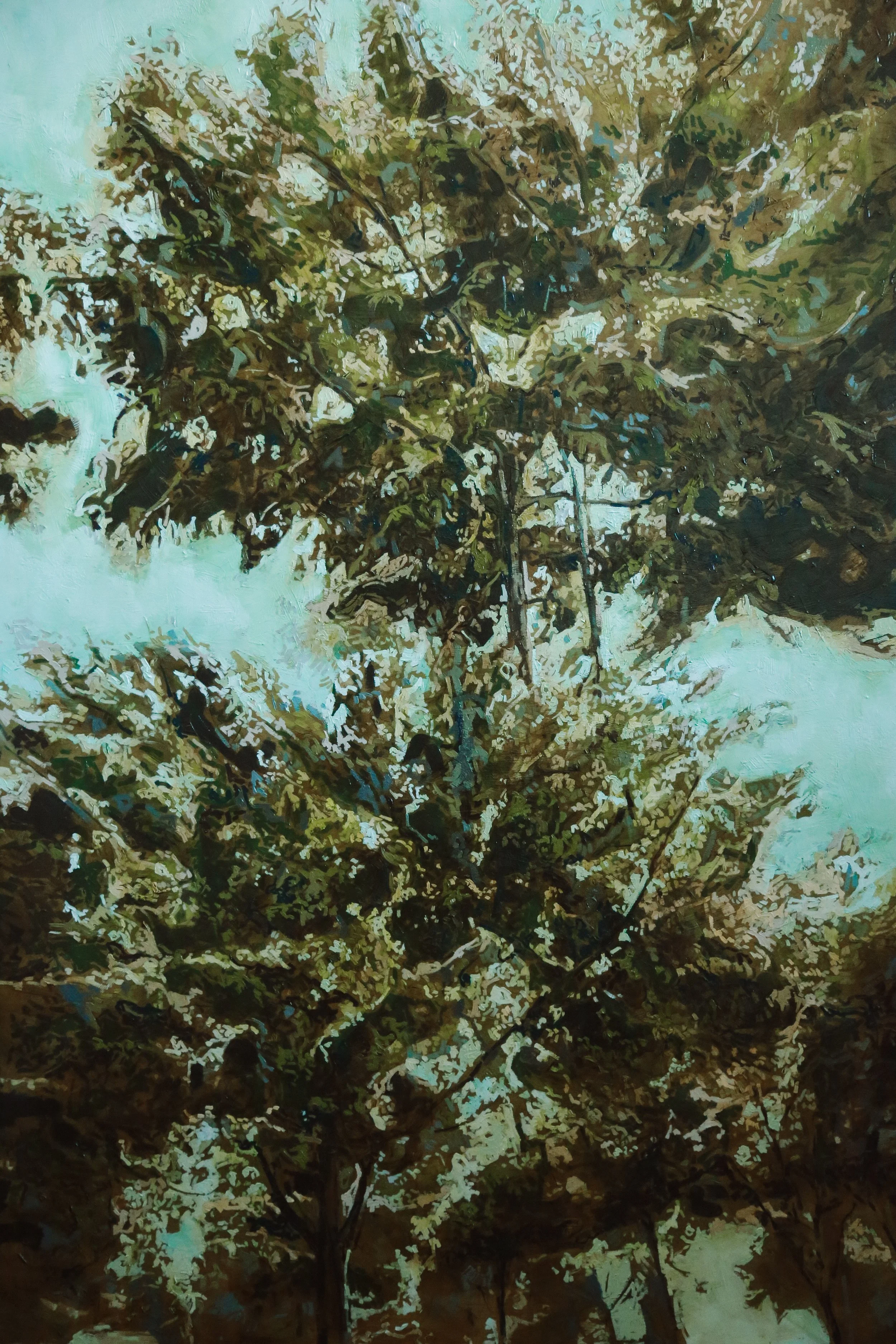"Two views" Oil on mdf, 100x70cm, 2014