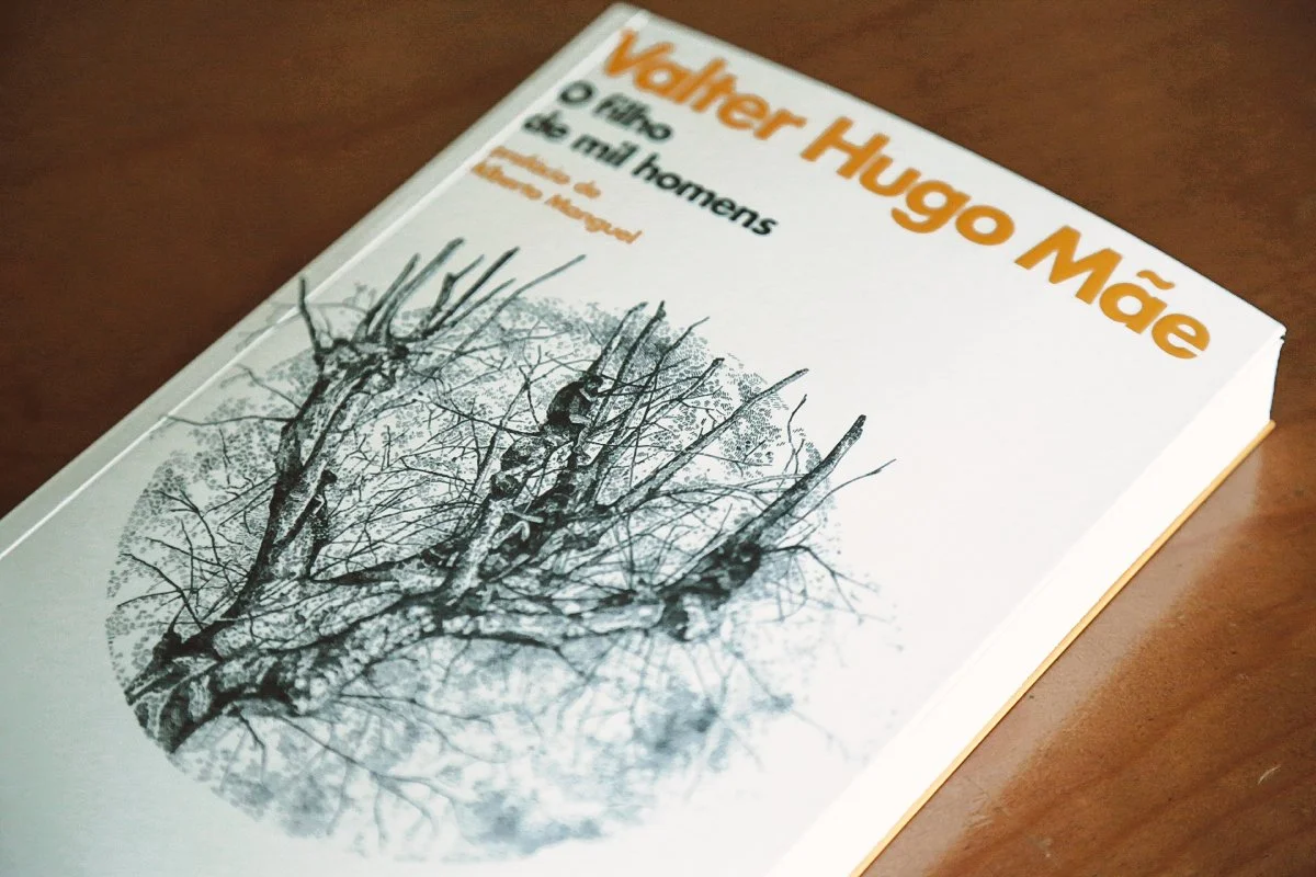 COVER ILLUSTRATION AND PORTRAIT OF THE AUTOR FOR "O FILHO DE MIL HOMENS" BY VALTER HUGO MÃE