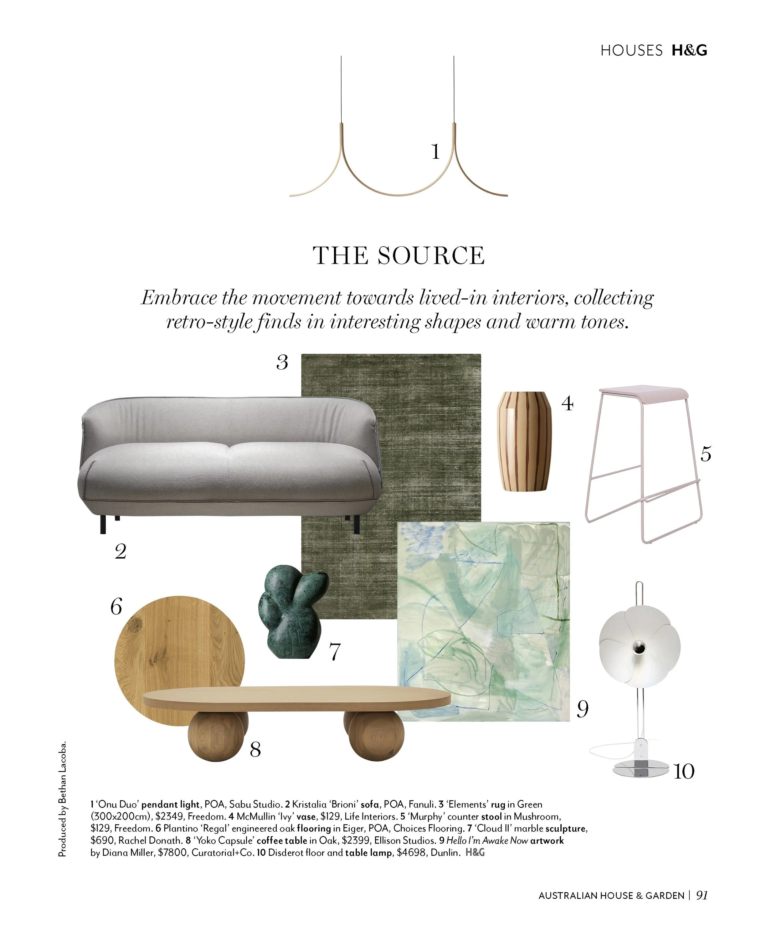 Shopping pages
