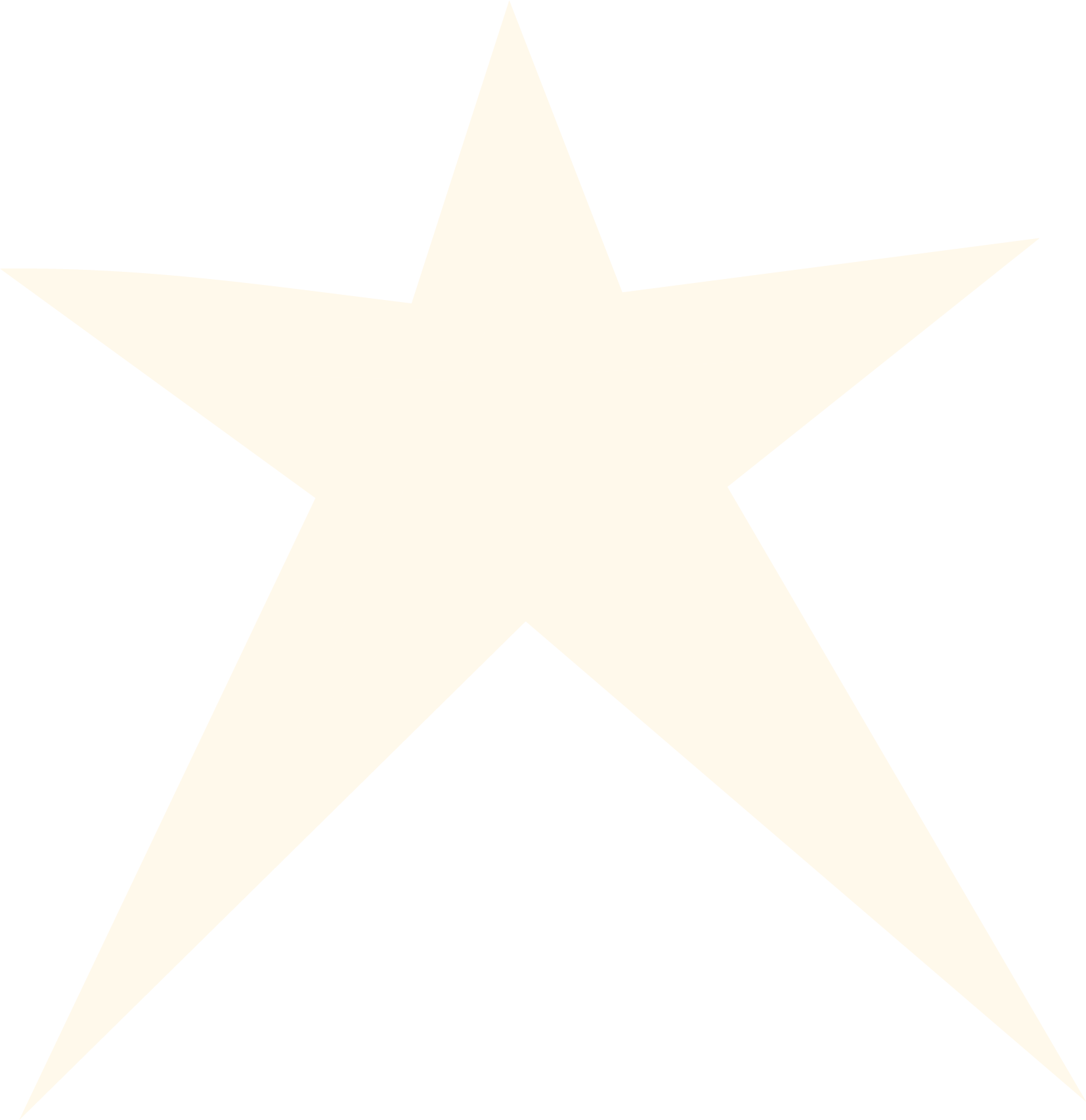 A large white five-pointed star on a black background.