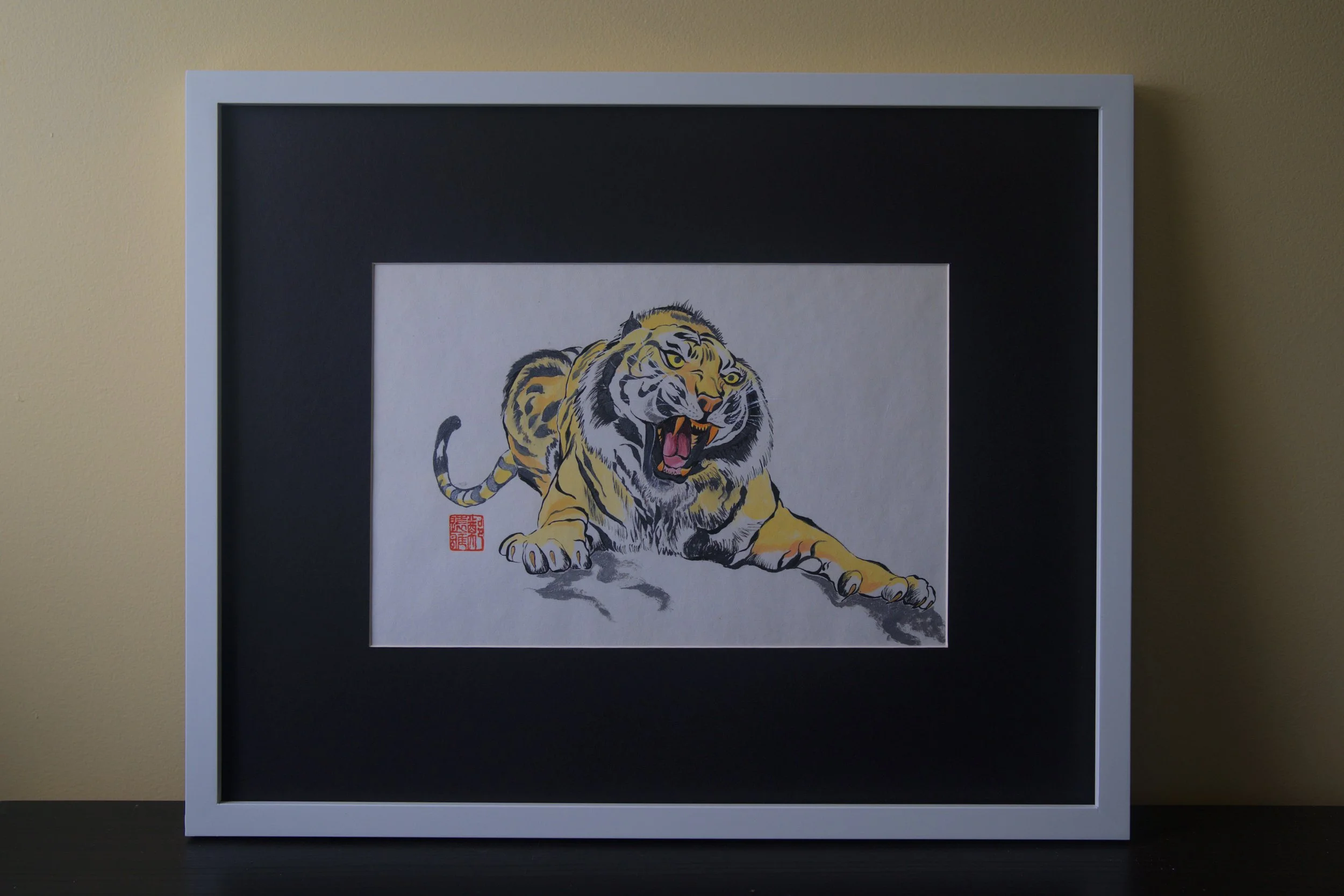 Furious Chinese tiger