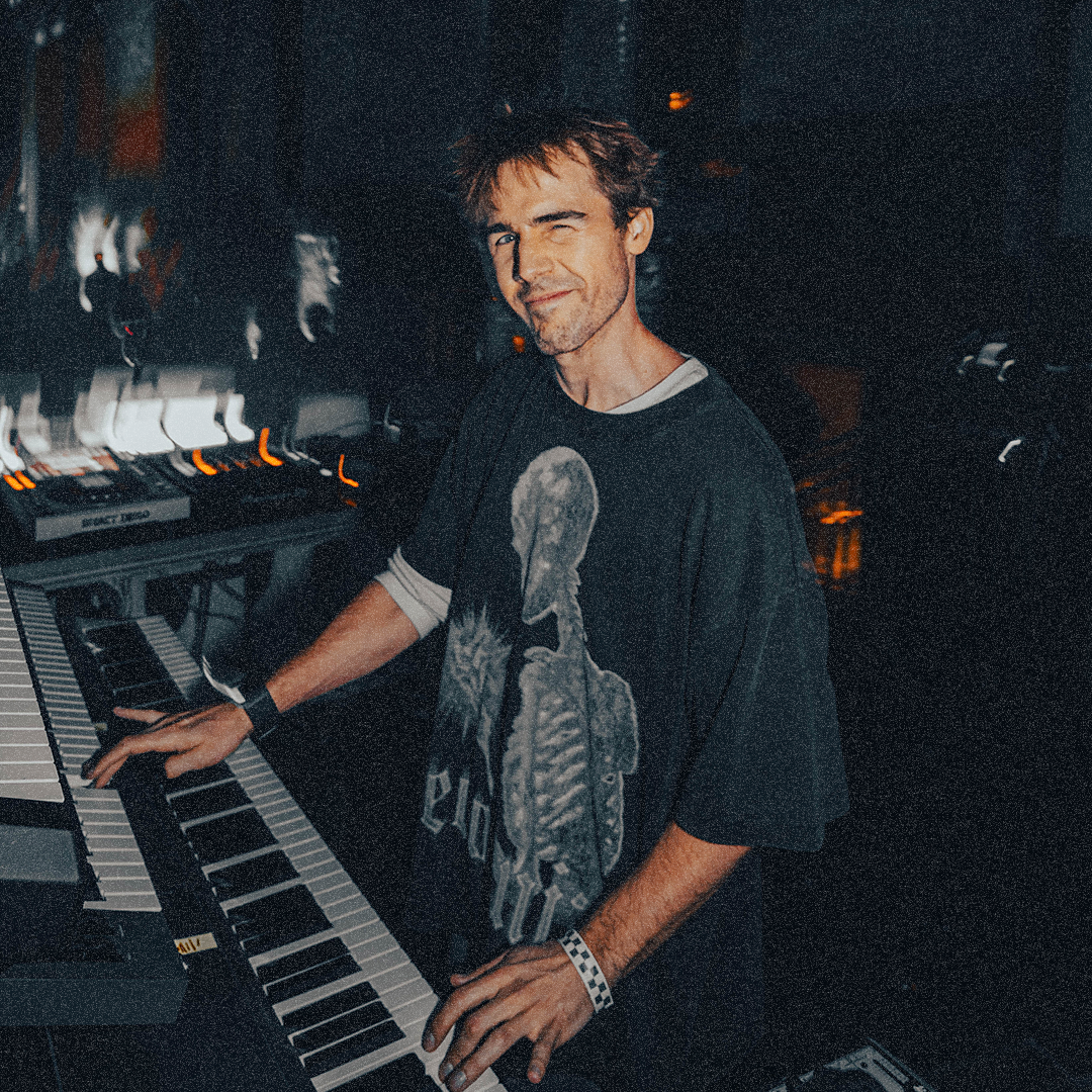 Man playing piano