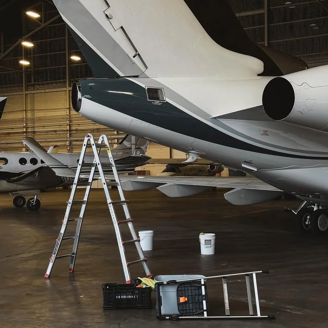 Nettoyage d'avions
