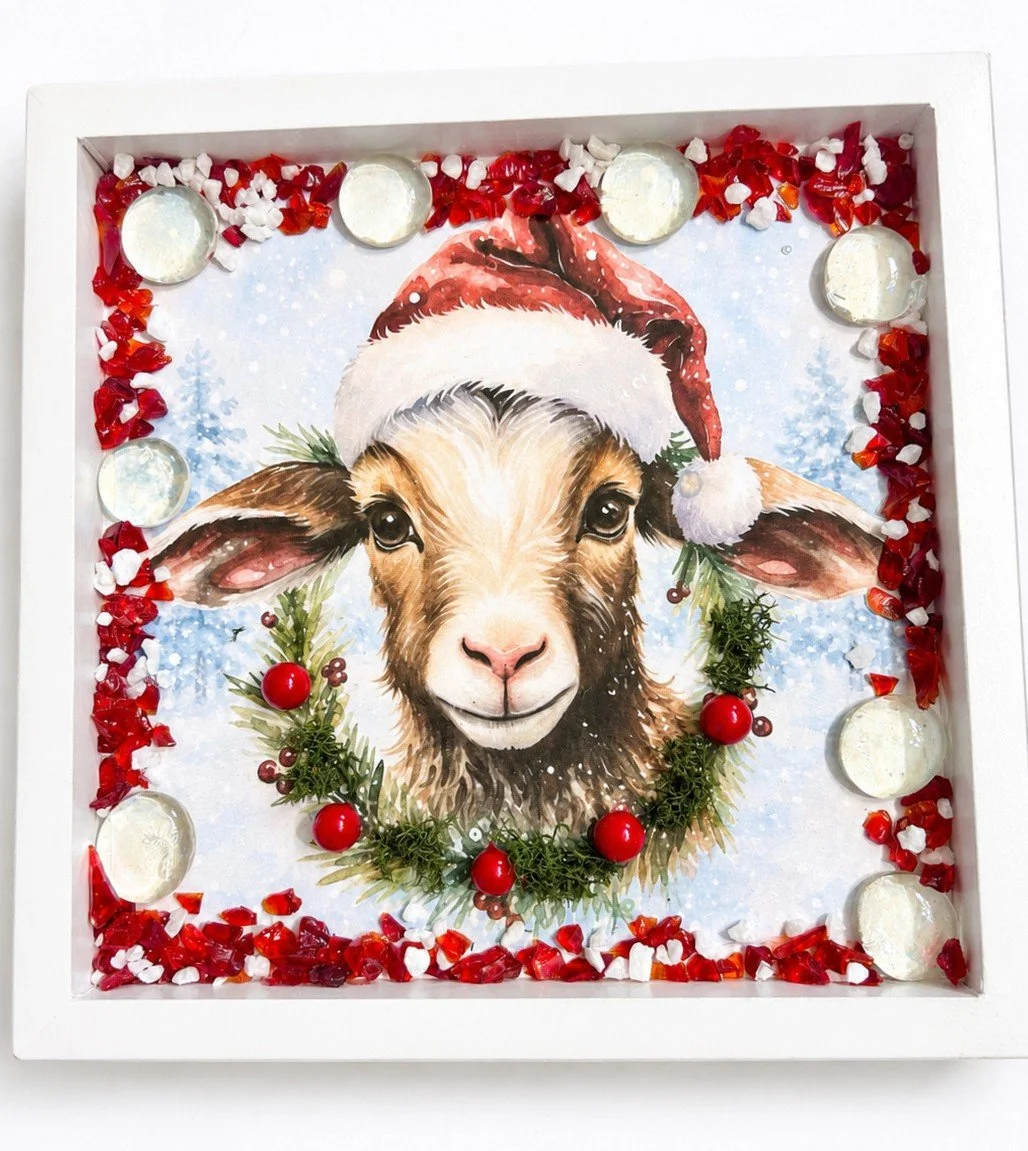 Goat Crushed Glass & Resin Art kit