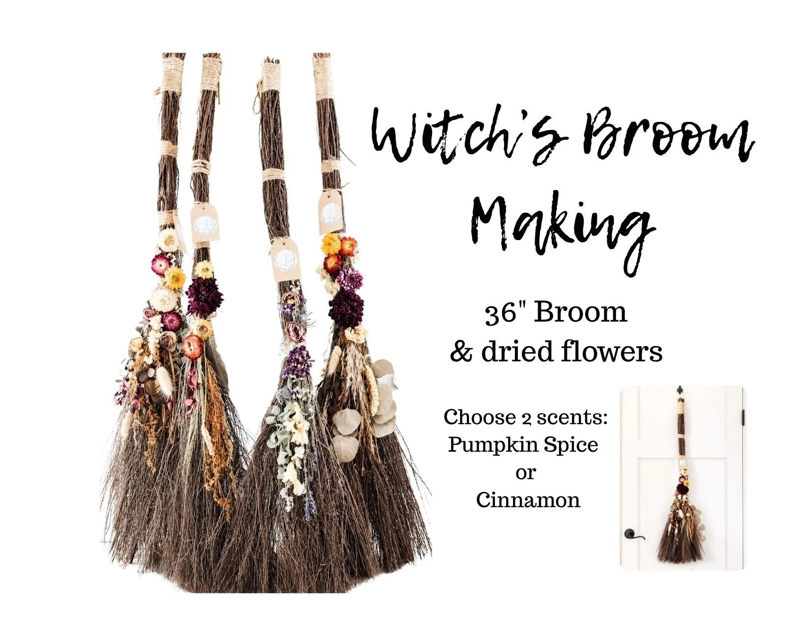 Witch Broom Workshop: Sept. 24th at Wolf Creek Winery
