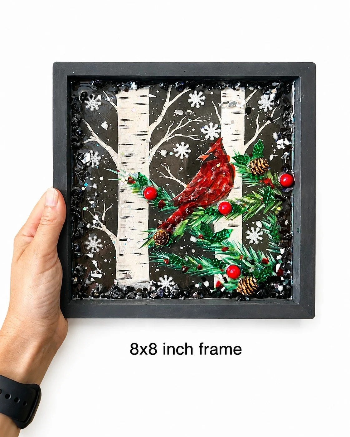 Cardinal Crushed Glass Art Kit