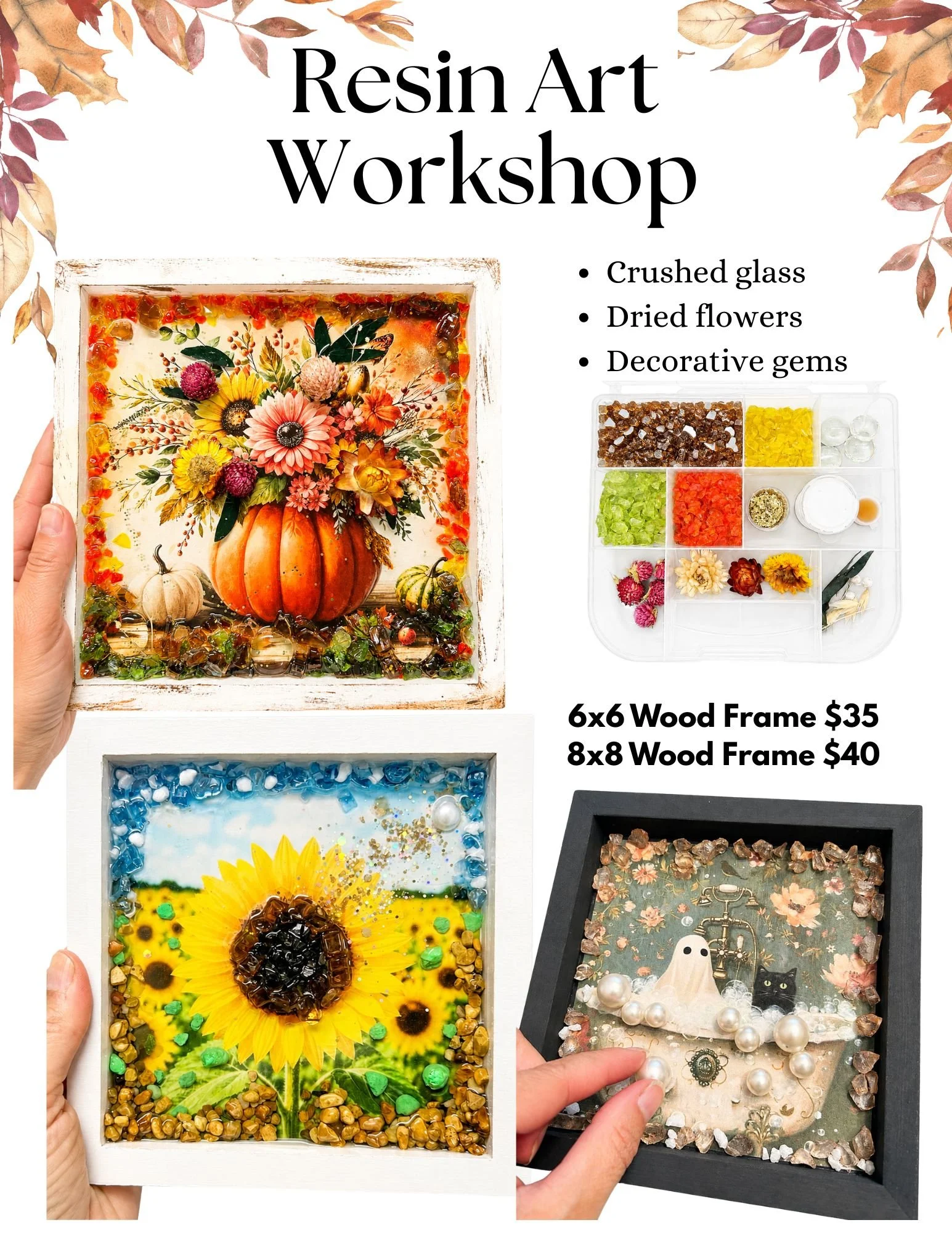 Resin Art: Oct. 3rd at Alley Cats Marketplace, New Phila