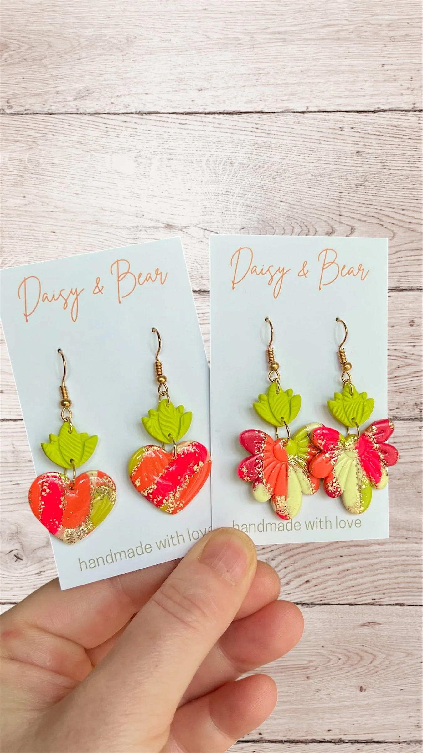 Watermelon Sorbet Dangle Earrings
