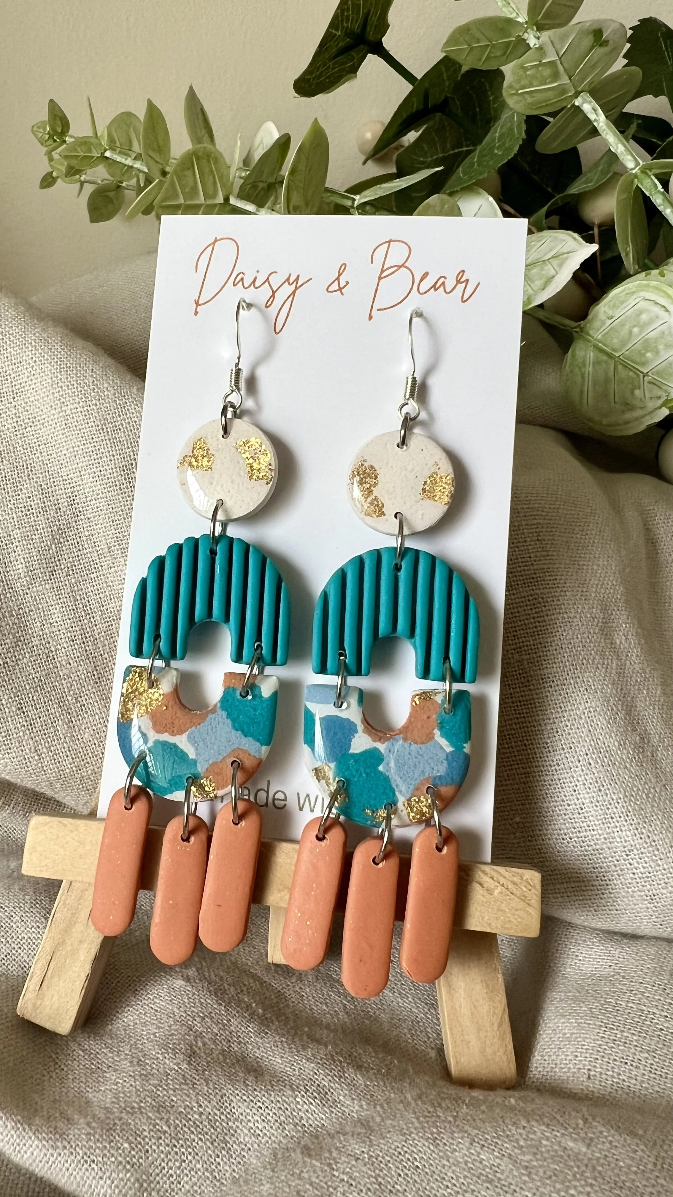 Coral Cove Statement Earrings
