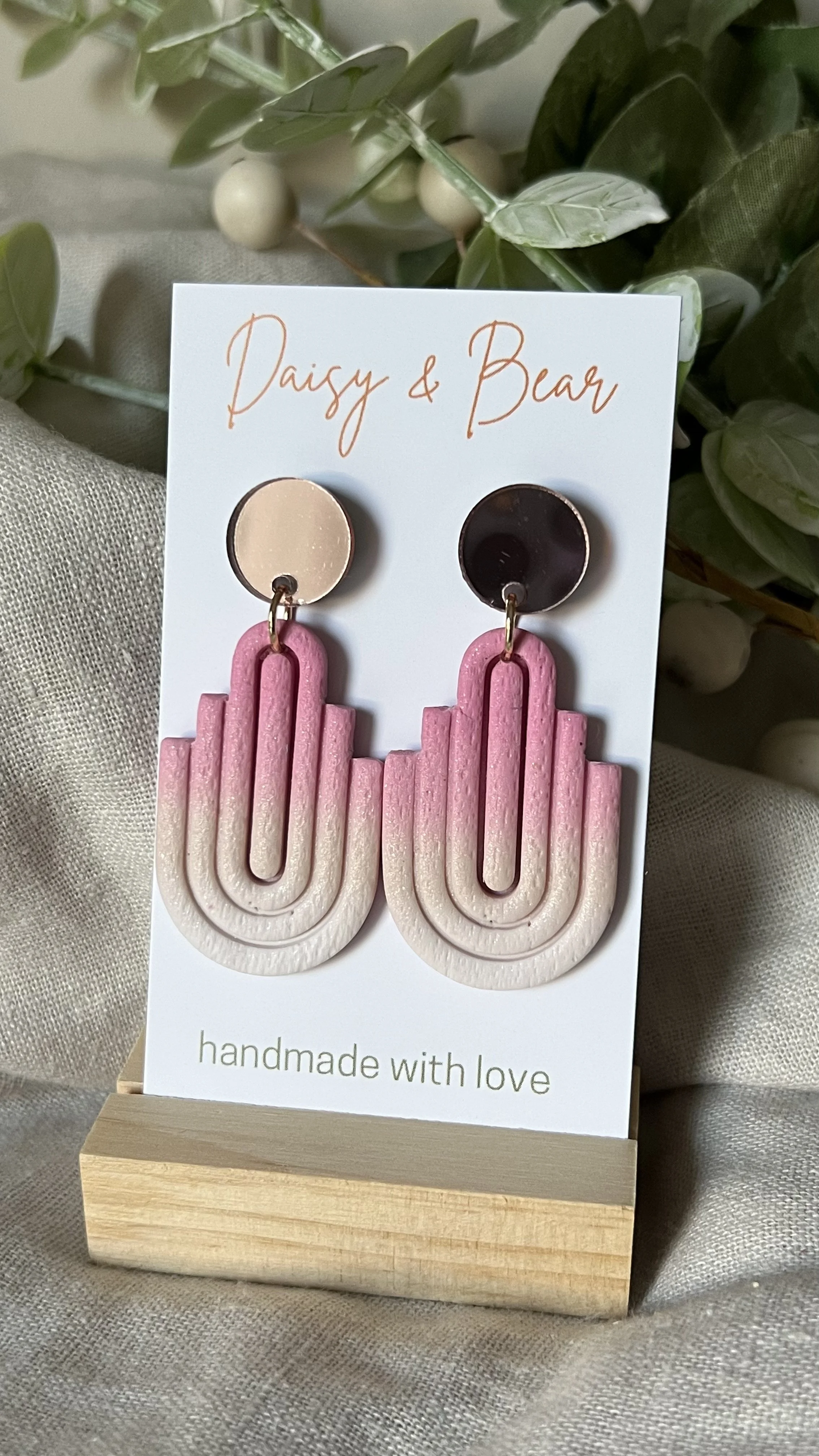 Harper Ombre Arch Dangle Earrings