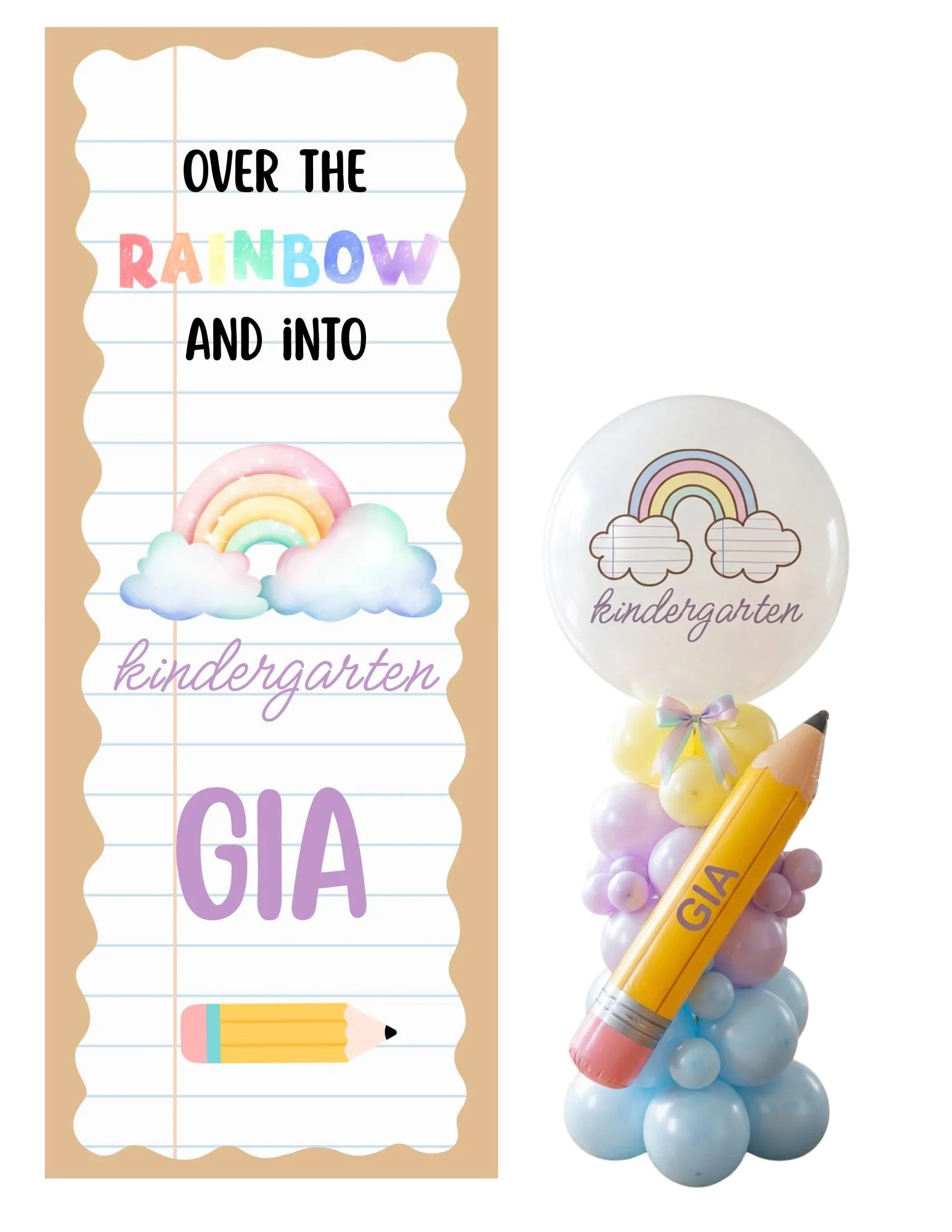 The Petite Over the Rainbow Column
