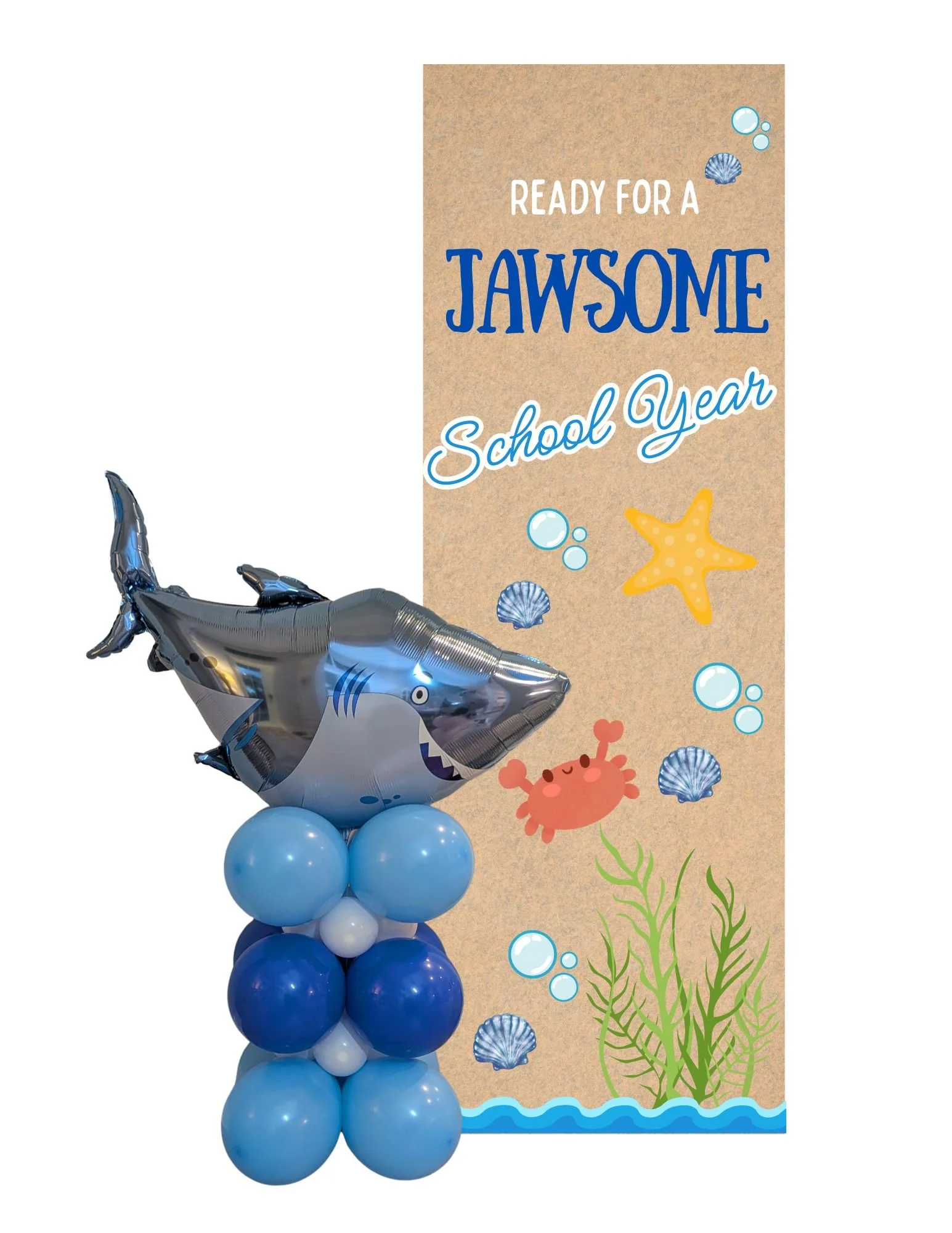 Jawsome School Year Balloon & Banner Bundle