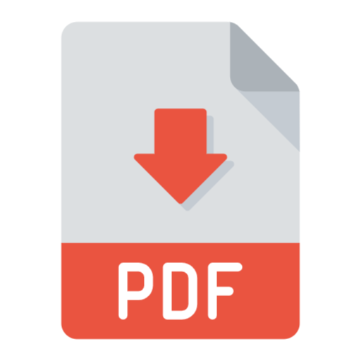 Icon of a PDF document with a red downward arrow.