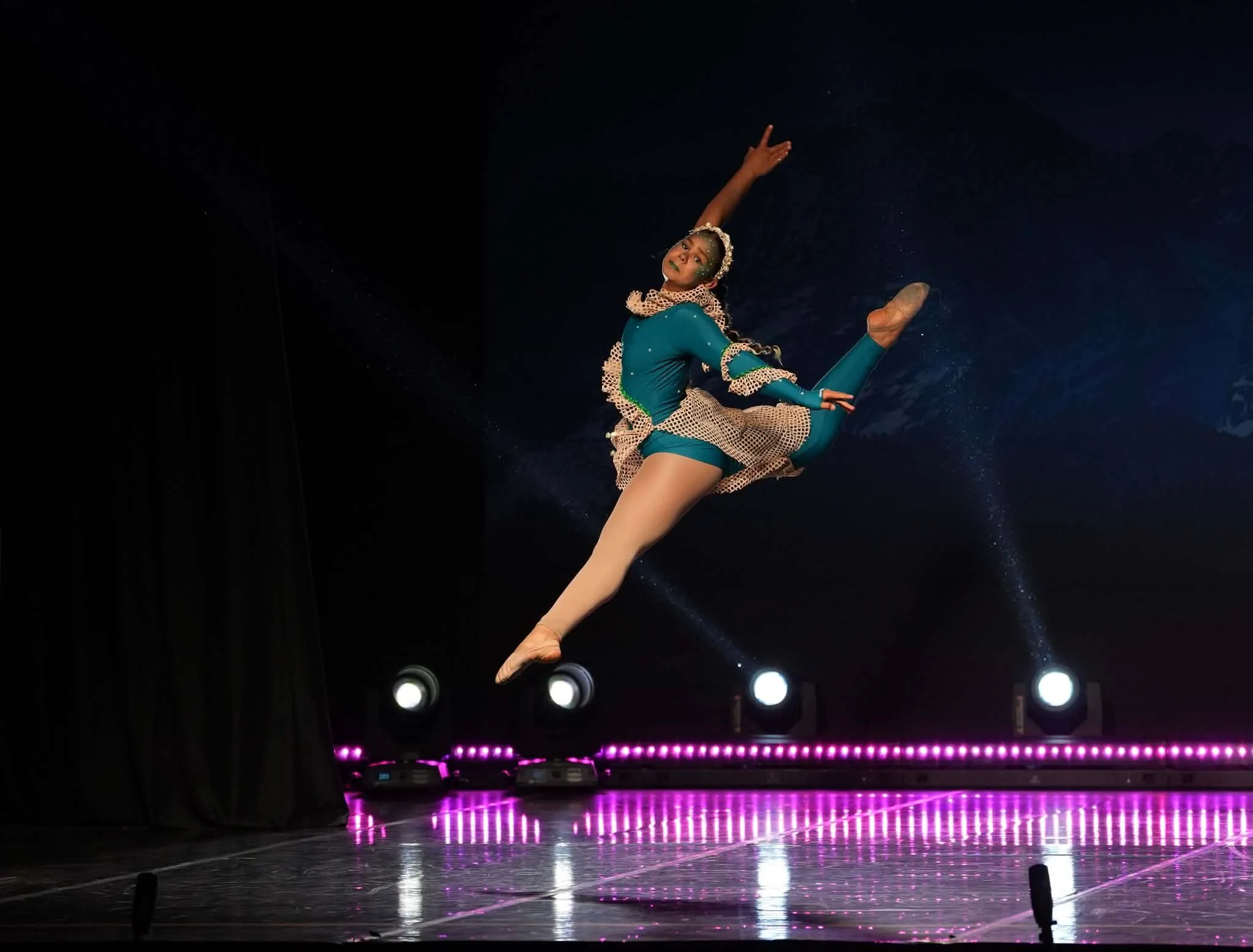 Junior ballet dancers