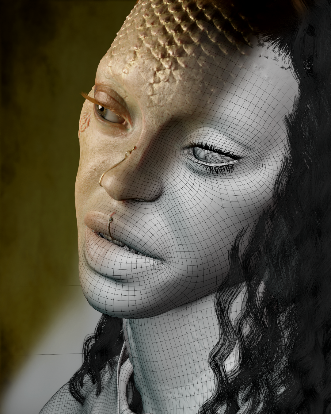 PortraitofSerenity Profile Grey Model Wireframe.png