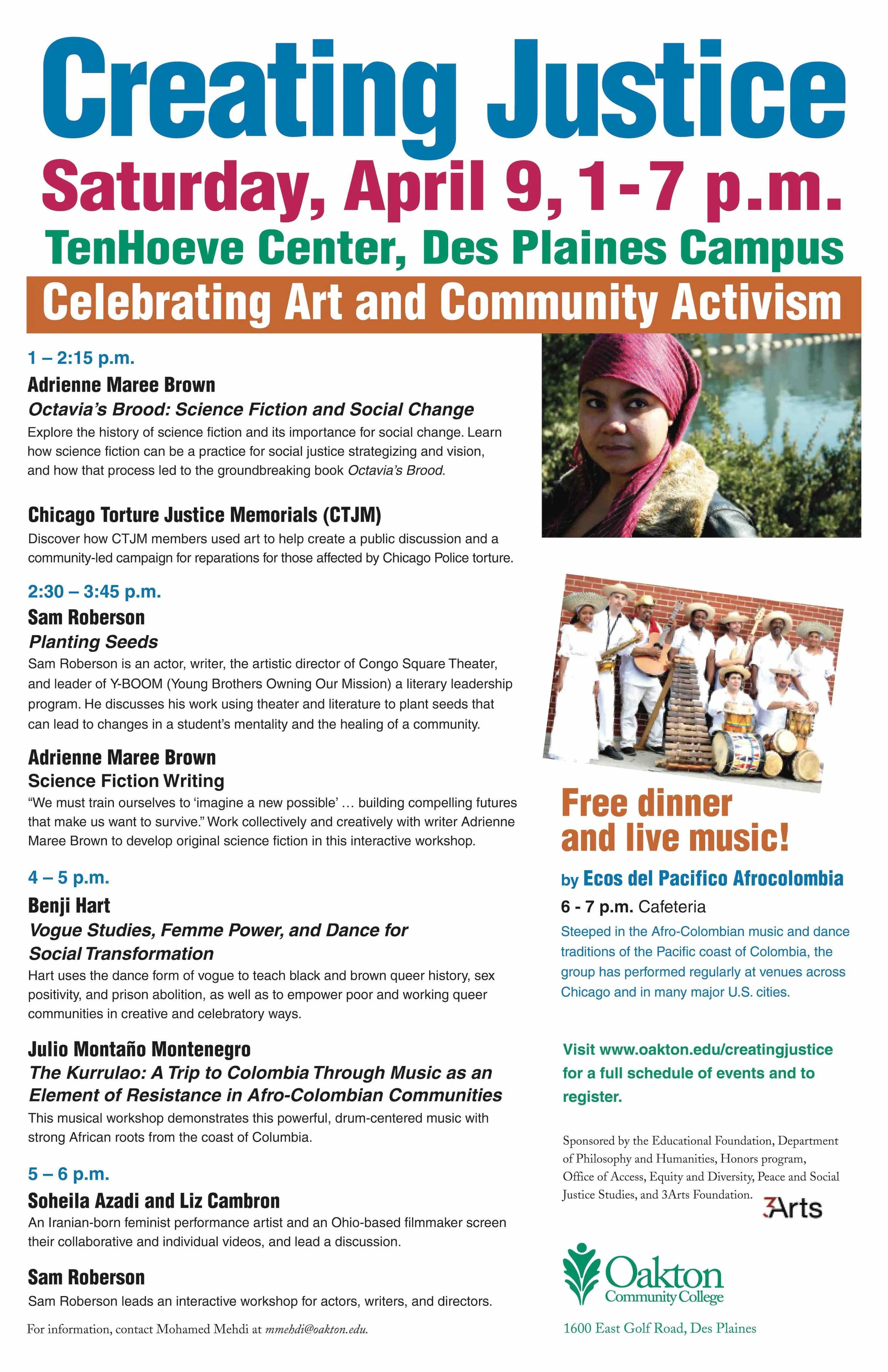 2016 Creating Justice Flyer