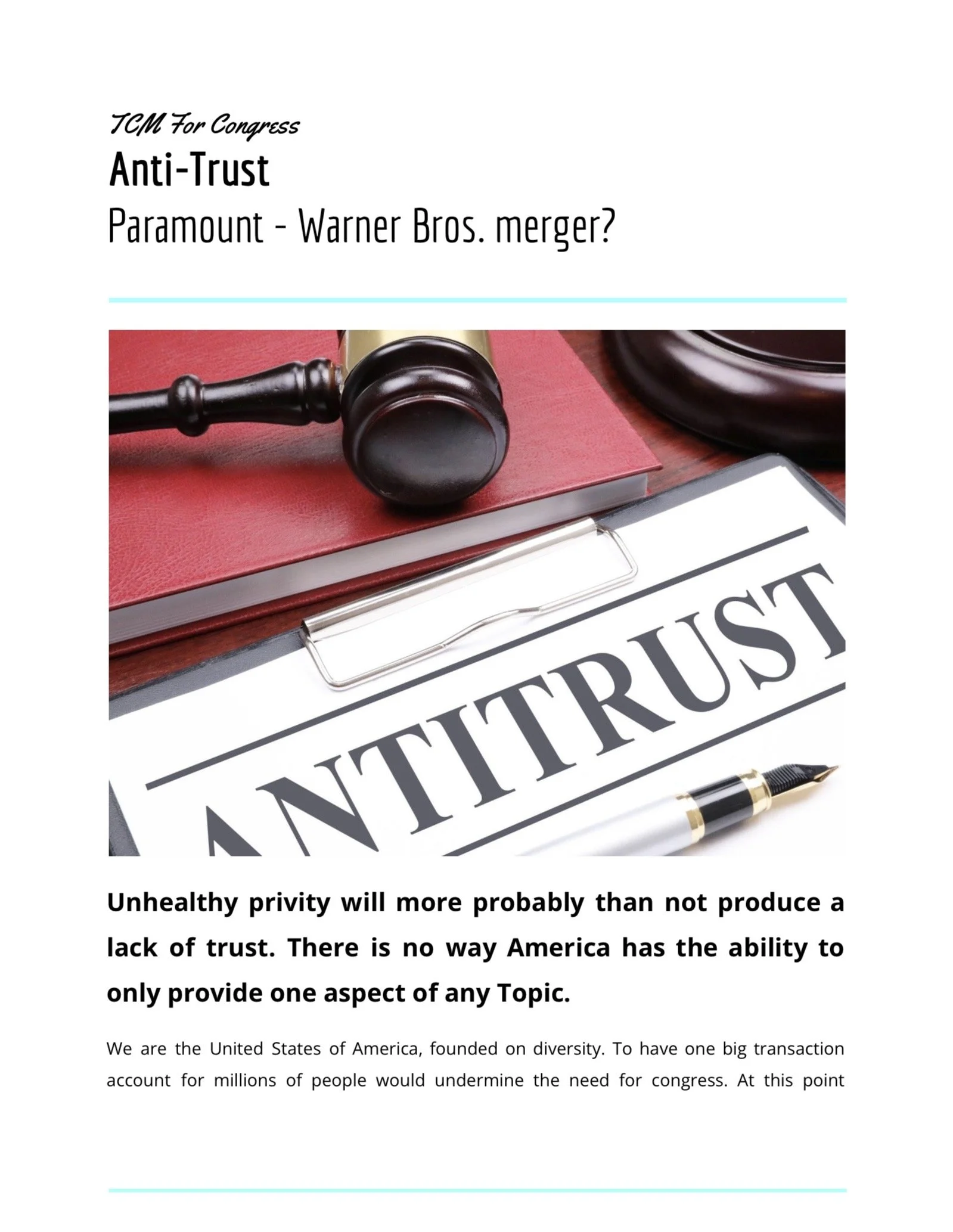 Anti - Trust