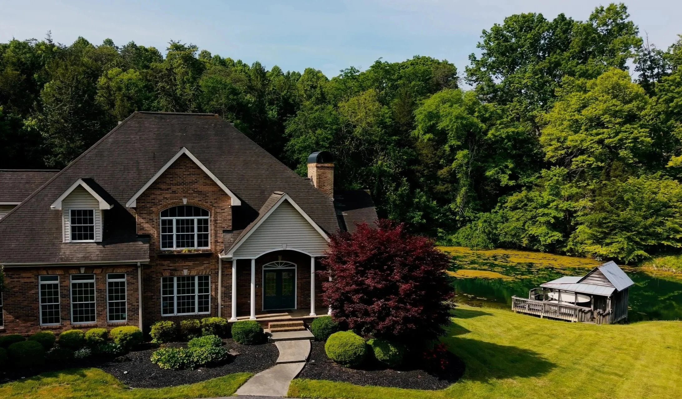 Residential property aerial inspection and photography captured by Packman Drones.