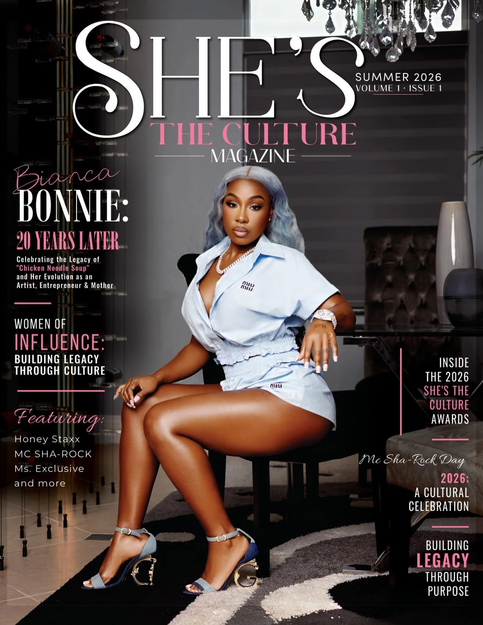 Introducing She&rsquo;s The Culture Magazine &mdash; a new digital platform dedicated to celebrating the women who are shaping conversations, creating opportunities, and pushing the culture forward. 👑✨

We are proud to announce our inaugural cover f