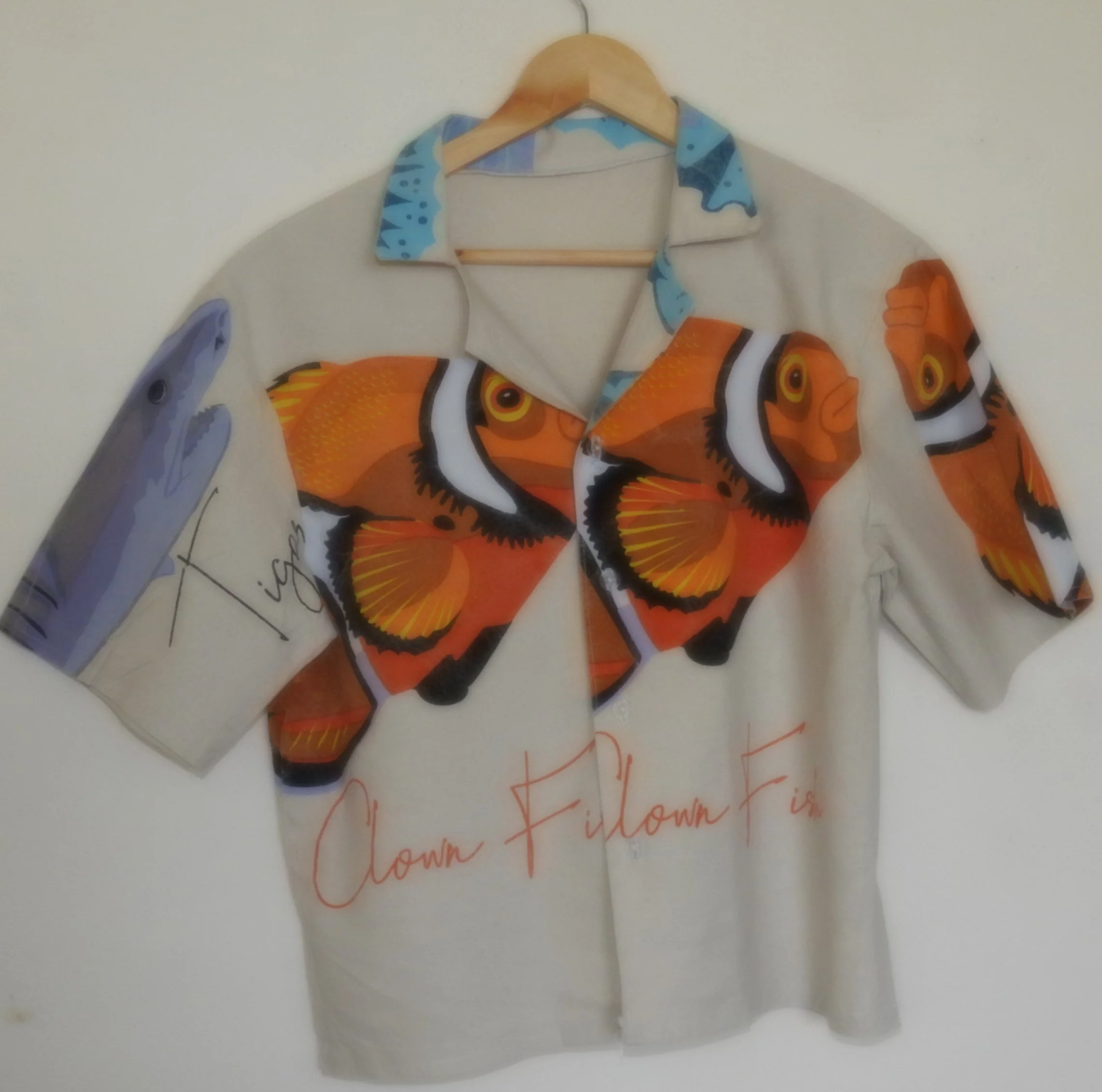 Handmade Australian Fish Party Shirt