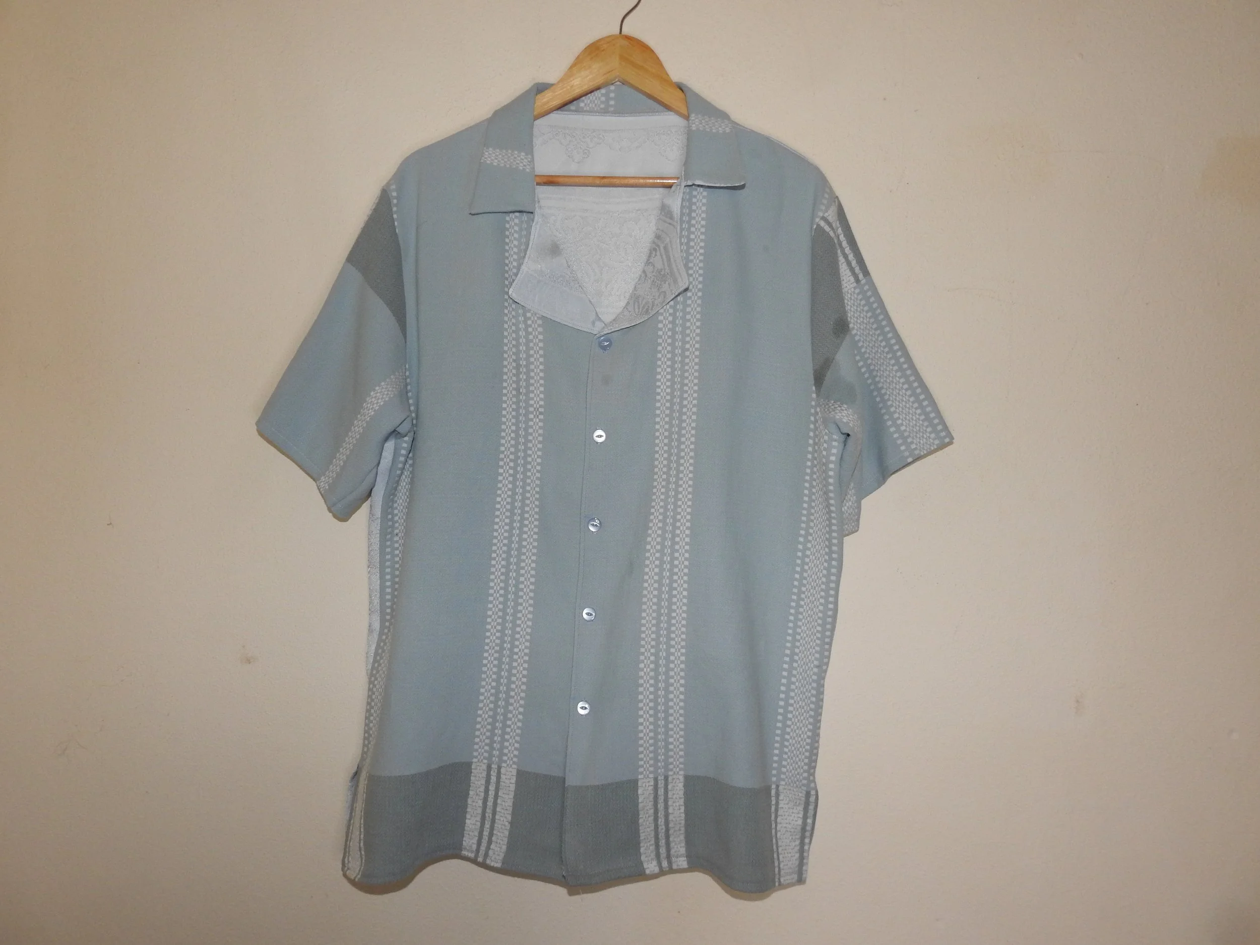 Vintage Upcycled Table Runner Shirt