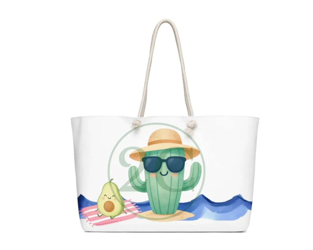 La Playa with Beach Cactus Weekender Bag